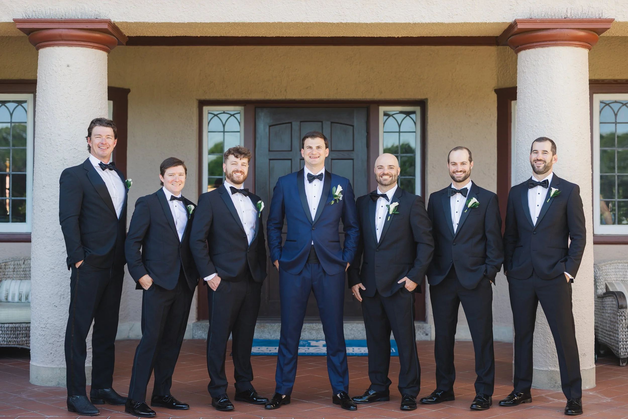 Groomsmen portraits at Ocean Edge Resort wedding