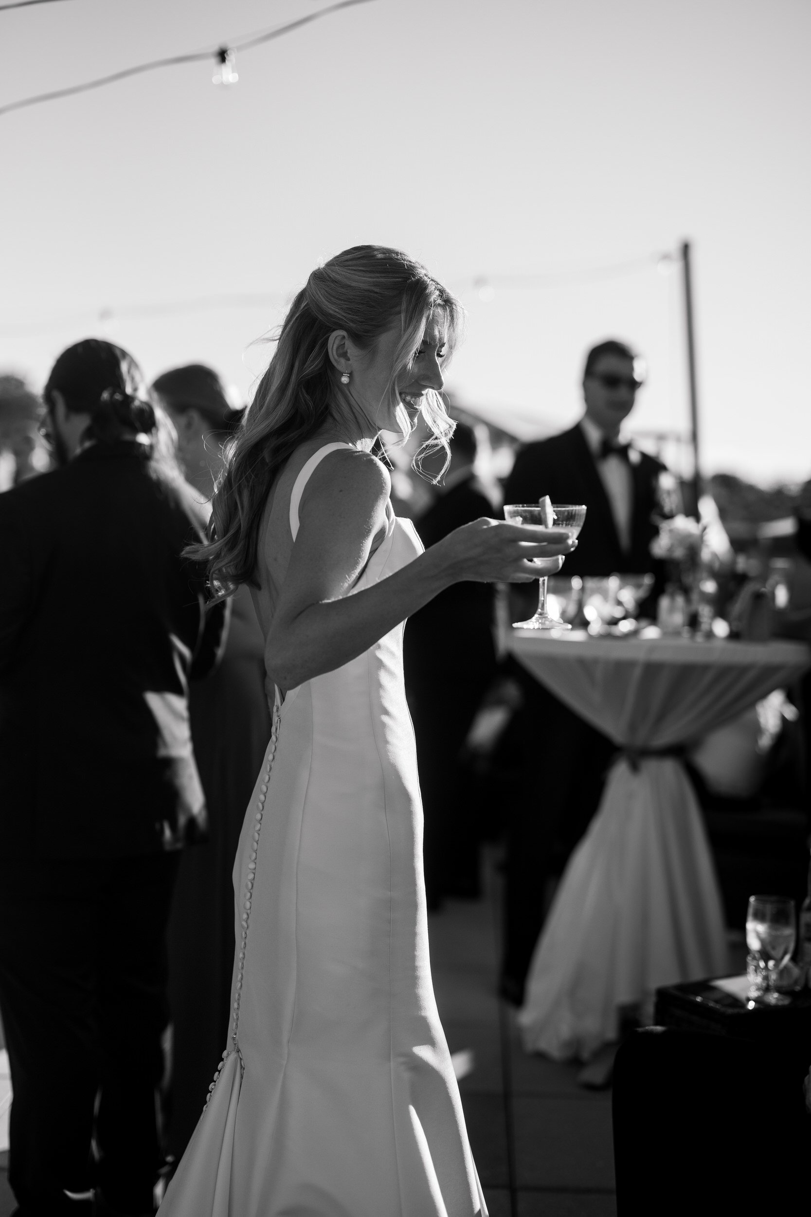 Outdoor cocktail hour at Ocean Edge Resort