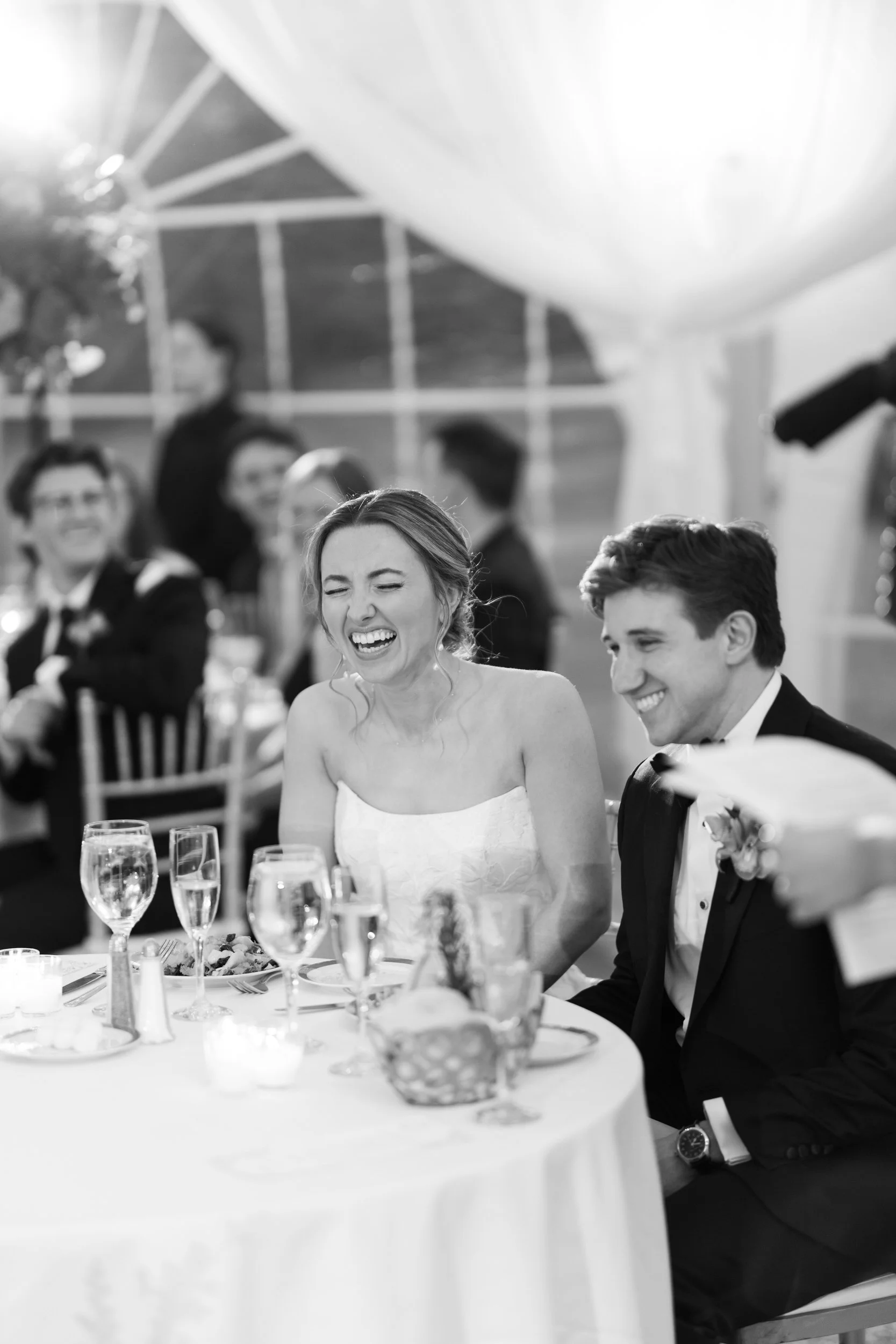 Documentary-style wedding reception photography at Misselwood Estate