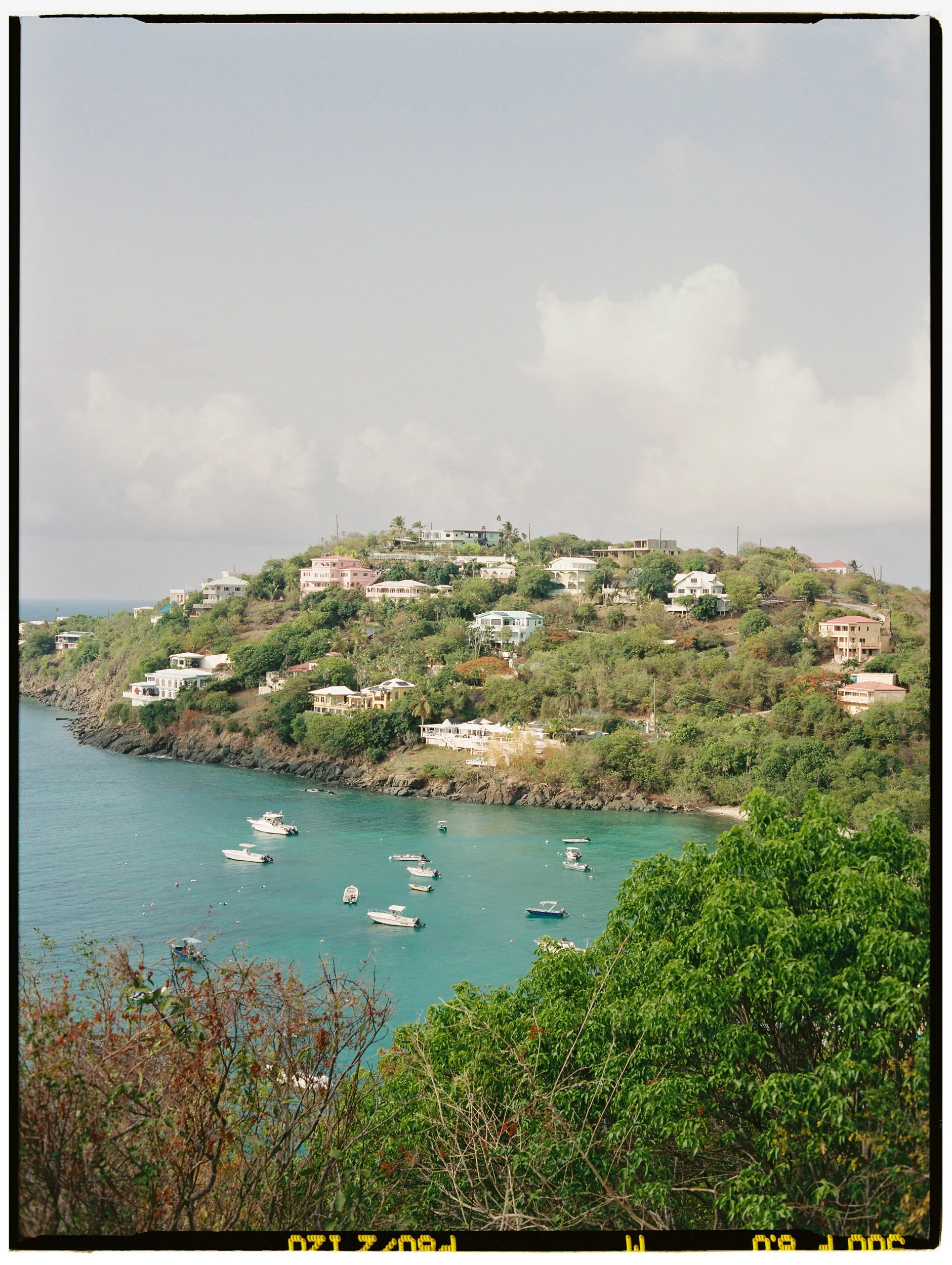 Wedding ceremony details at The Hideaway at Hull Bay in St. Thomas.