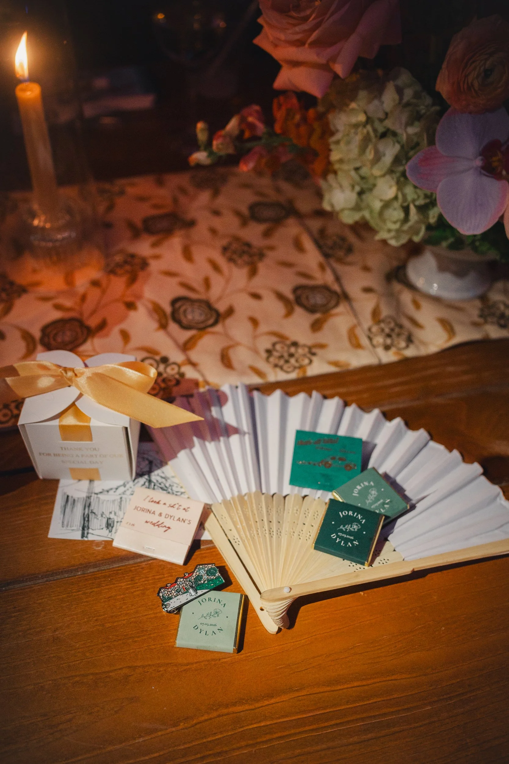 Late night wedding reception details
