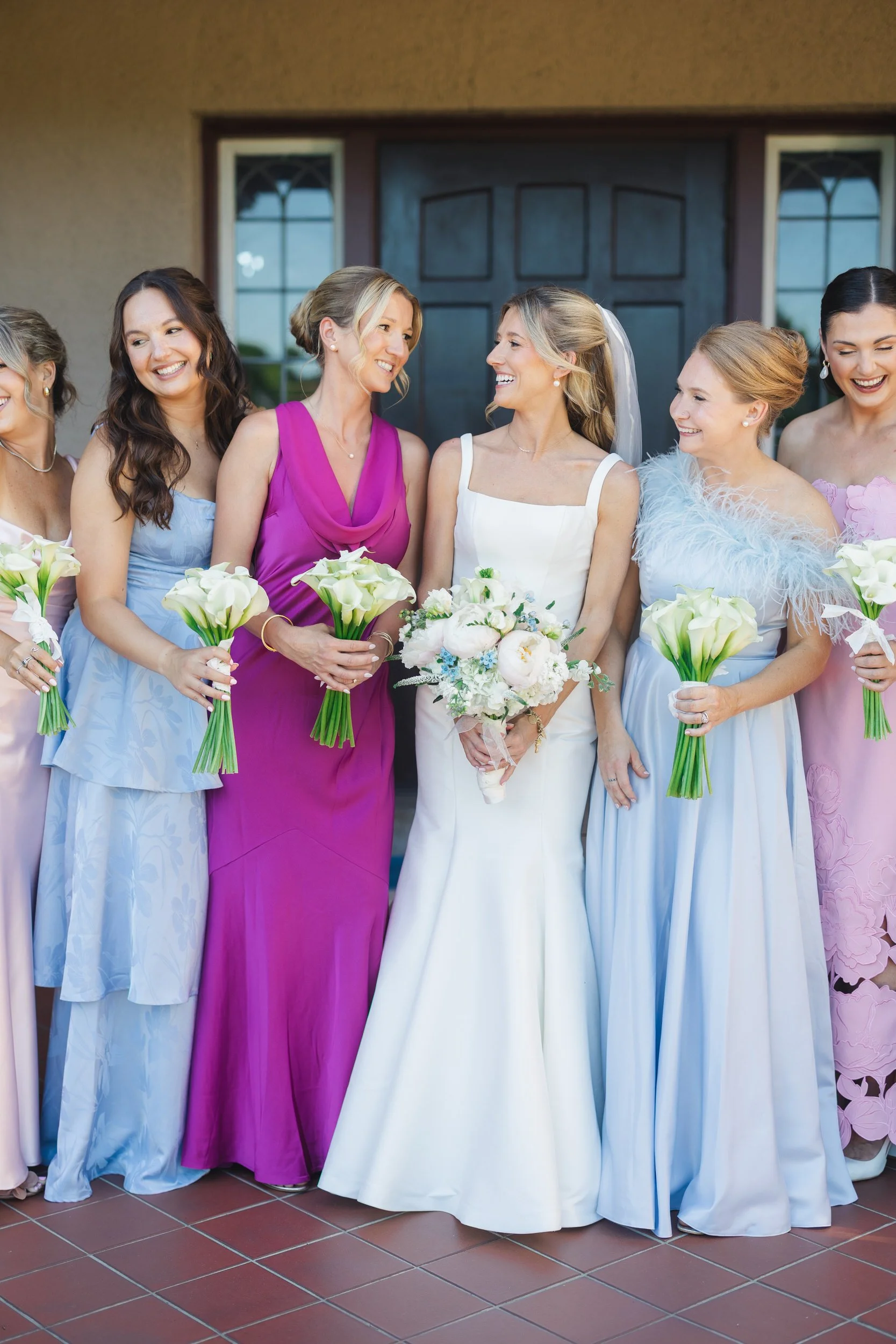 Bridesmaids portraits at Ocean Edge Resort wedding