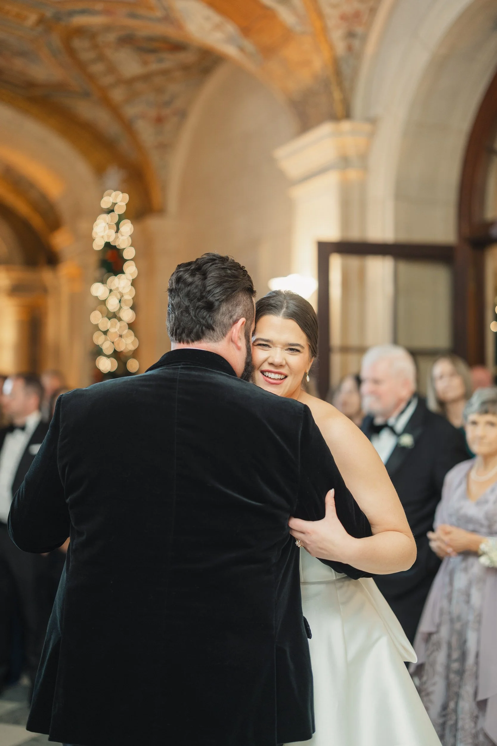 Elegant indoor reception at Aldrich Mansion Rhode Island