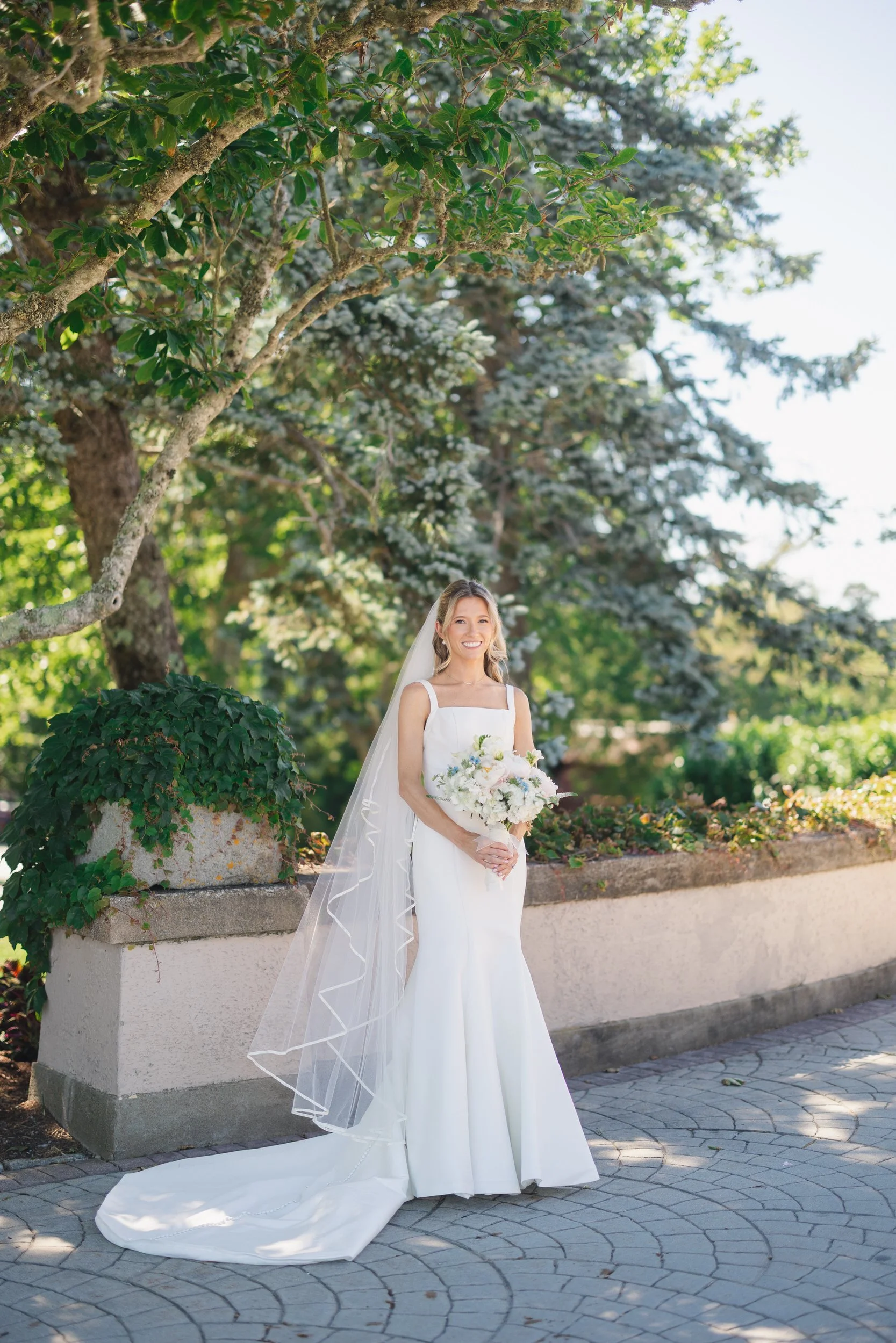 Bridal portrait at Ocean Edge Resort wedding venue
