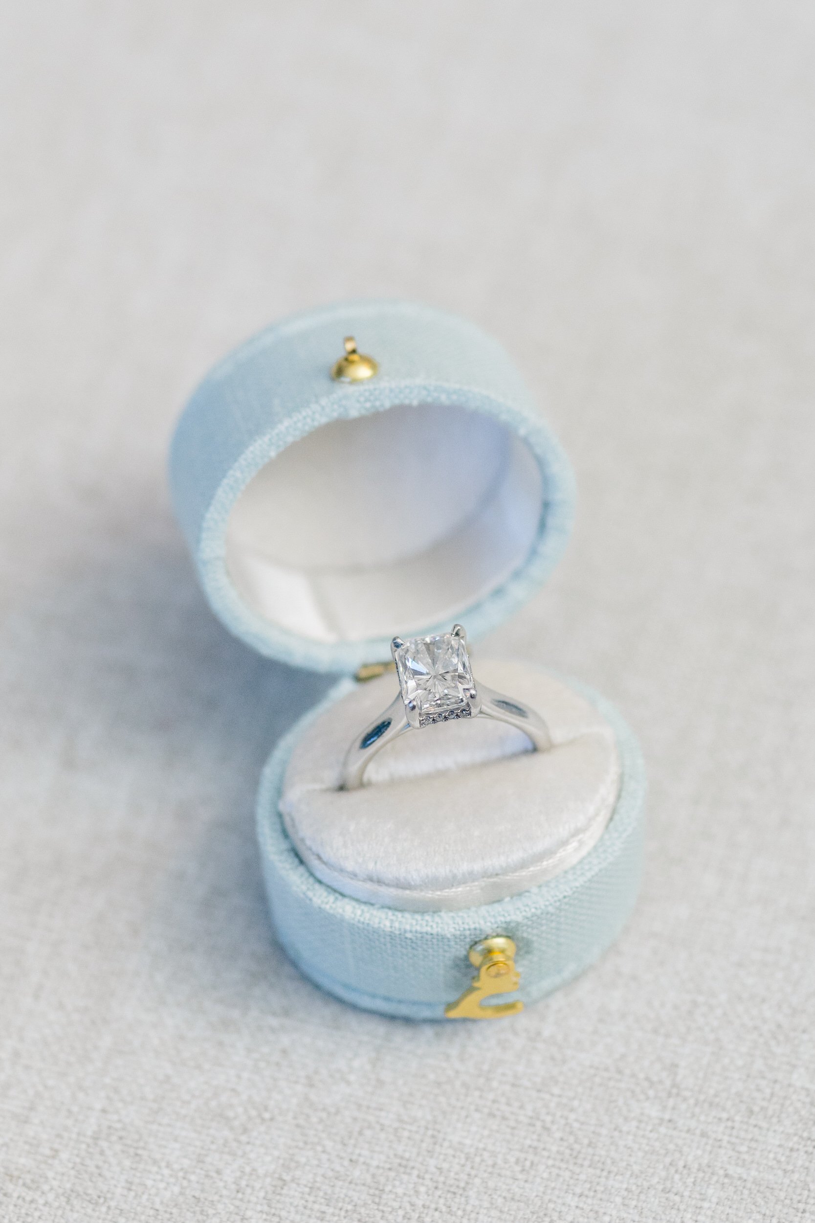 Elegant bridal accessories photographed at Ocean Edge Resort