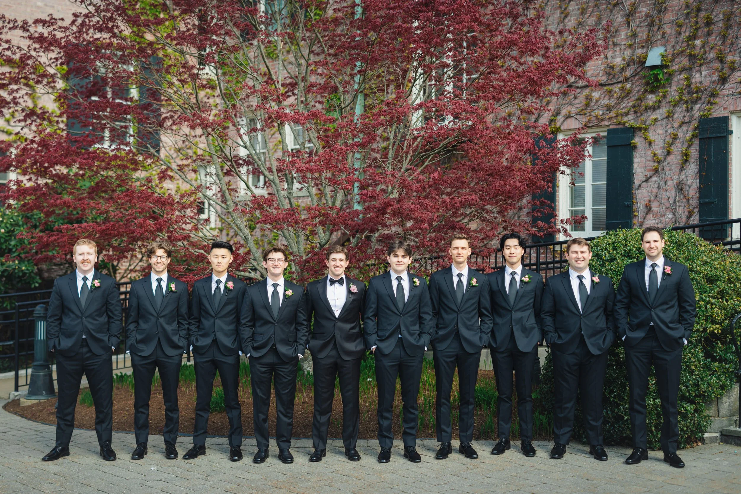 Groomsmen portraits at Misselwood Estate