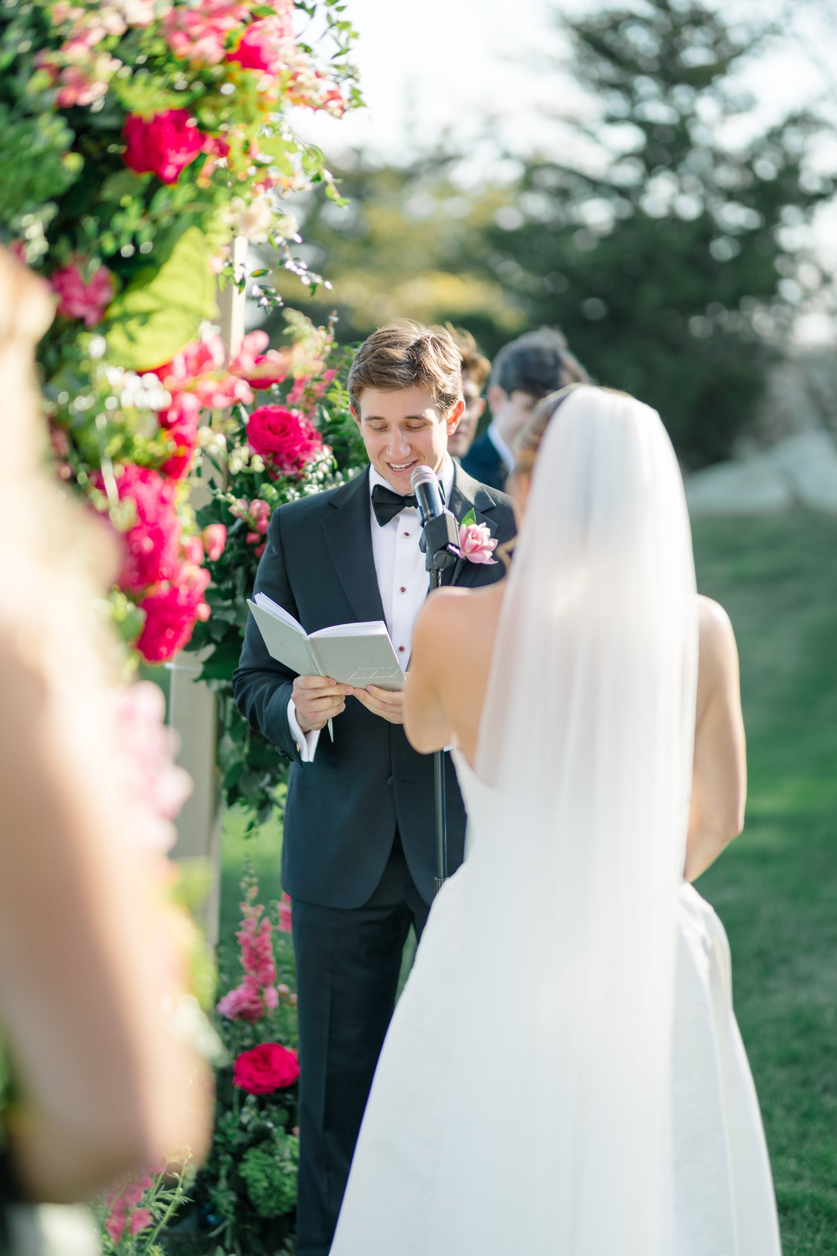 Emotional ceremony moments photographed at Misselwood Estate wedding