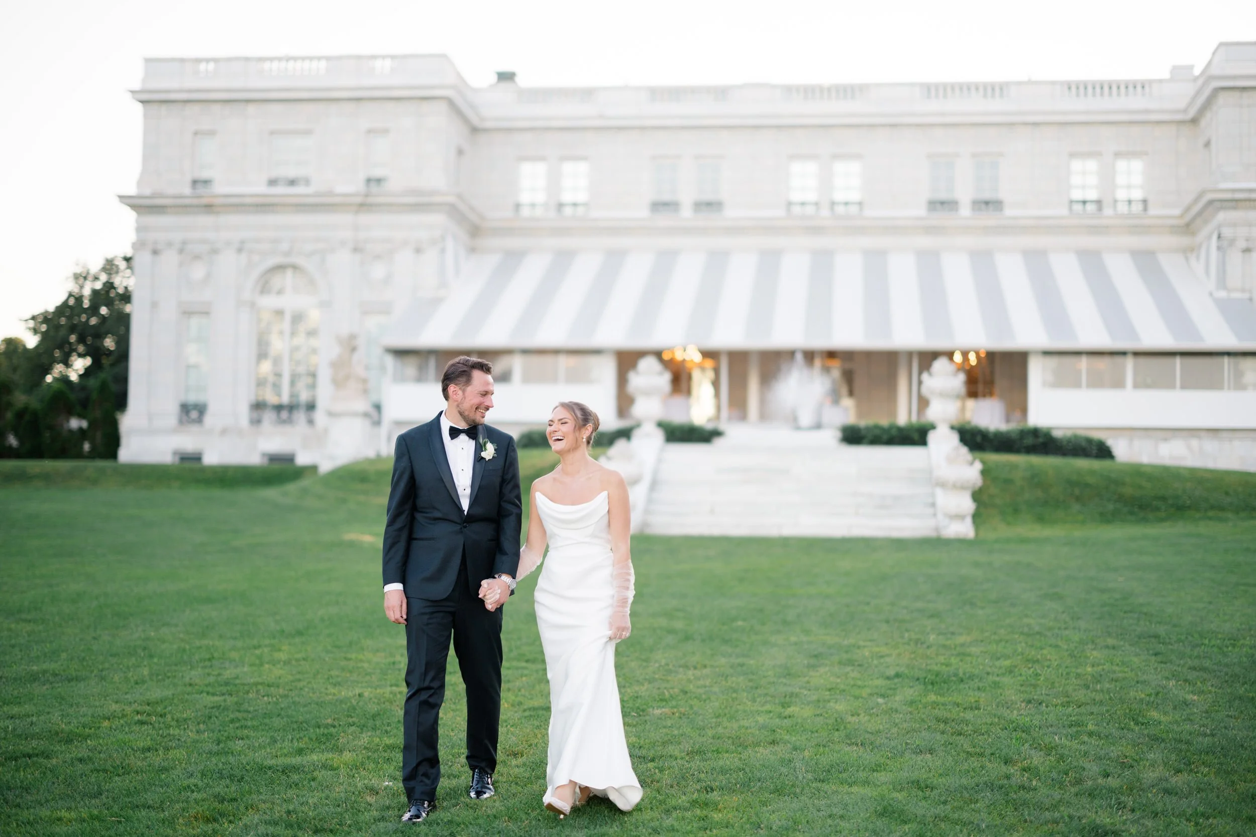 Sunset portraits at Rosecliff Mansion in Newport, RI