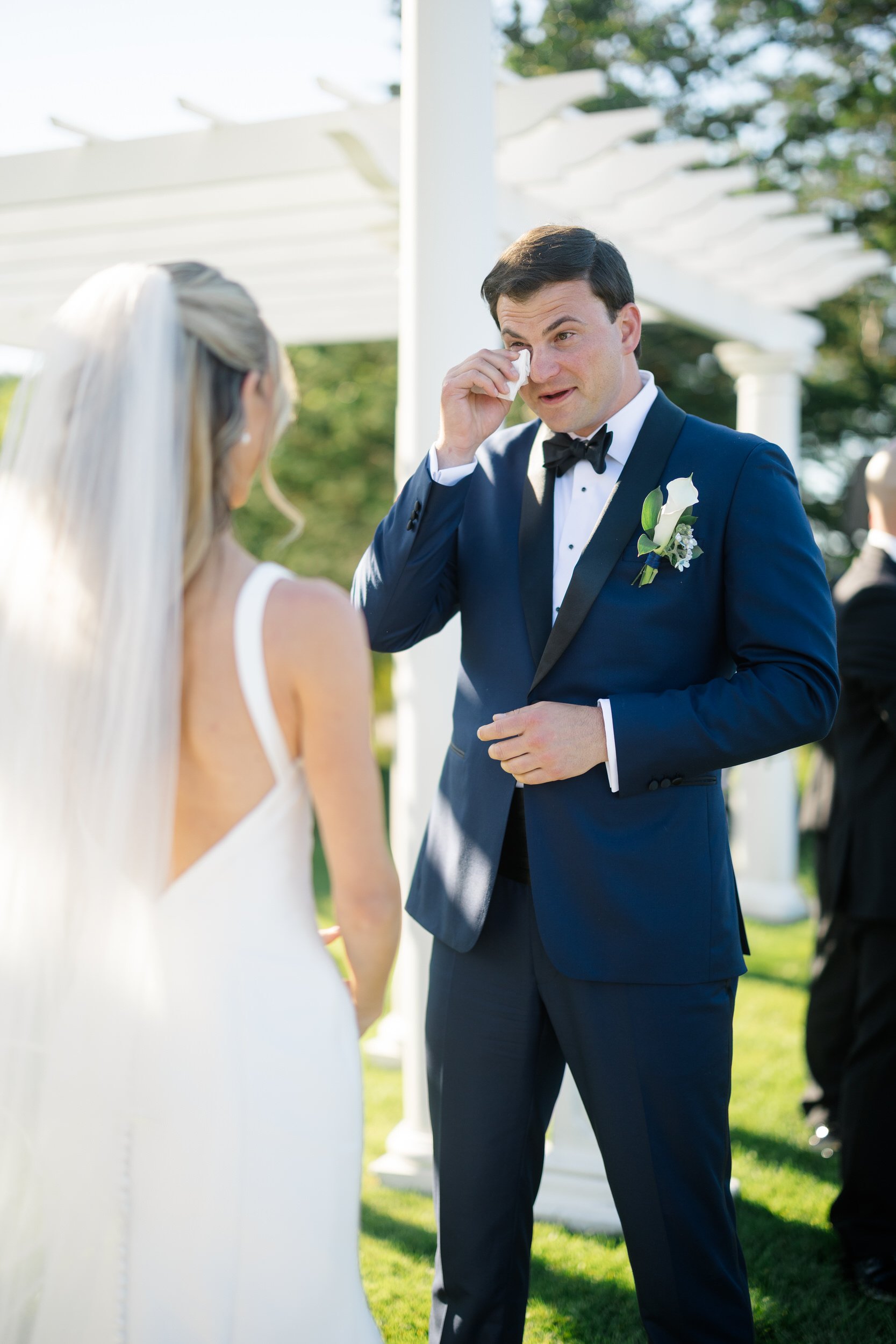 Outdoor wedding ceremony at Ocean Edge Resort in Cape Cod