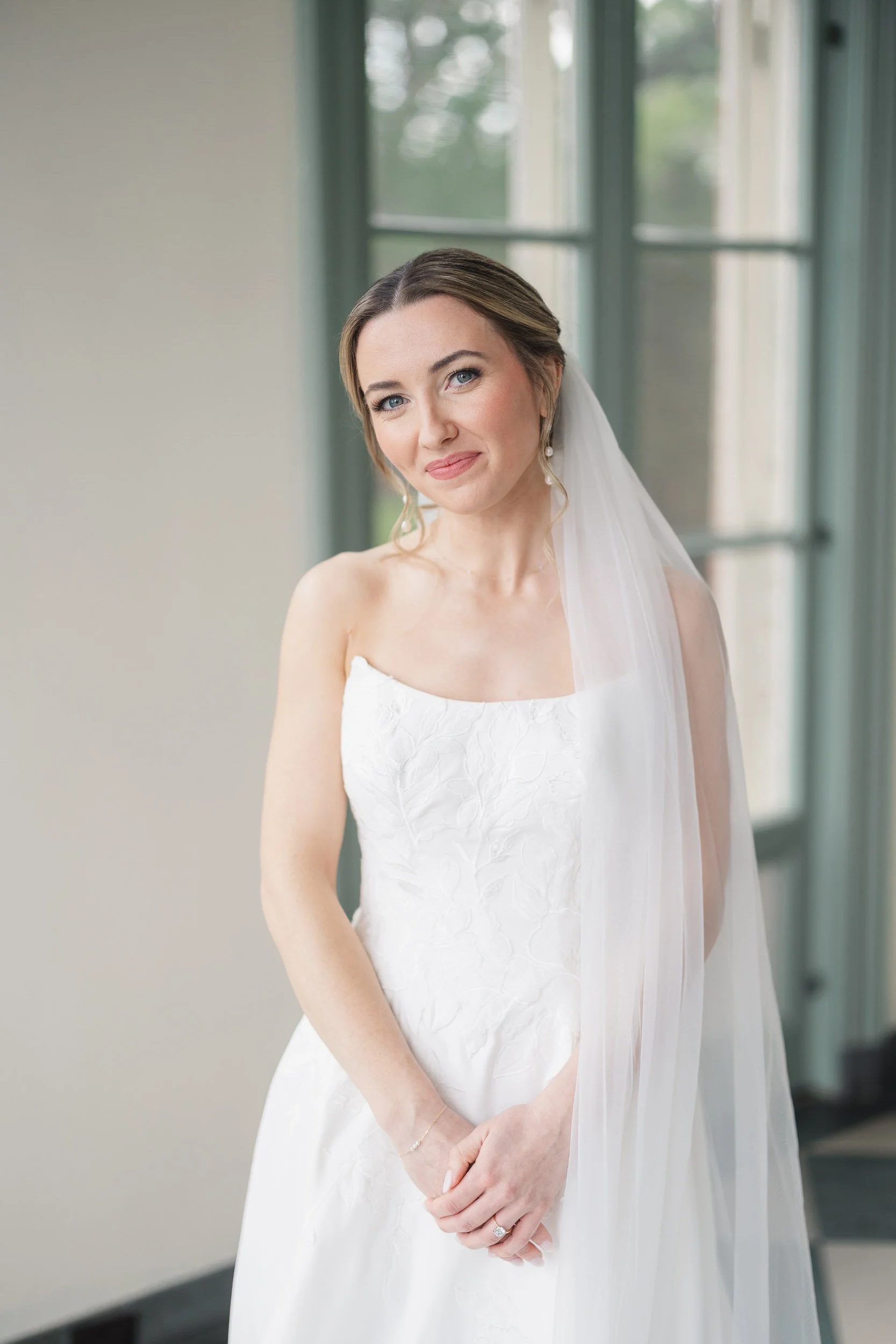 Modern bride photographed in natural light at Misselwood Estate wedding