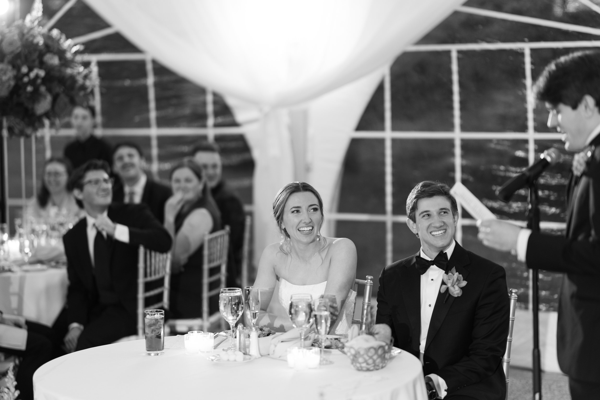 Documentary-style wedding reception photography at Misselwood Estate