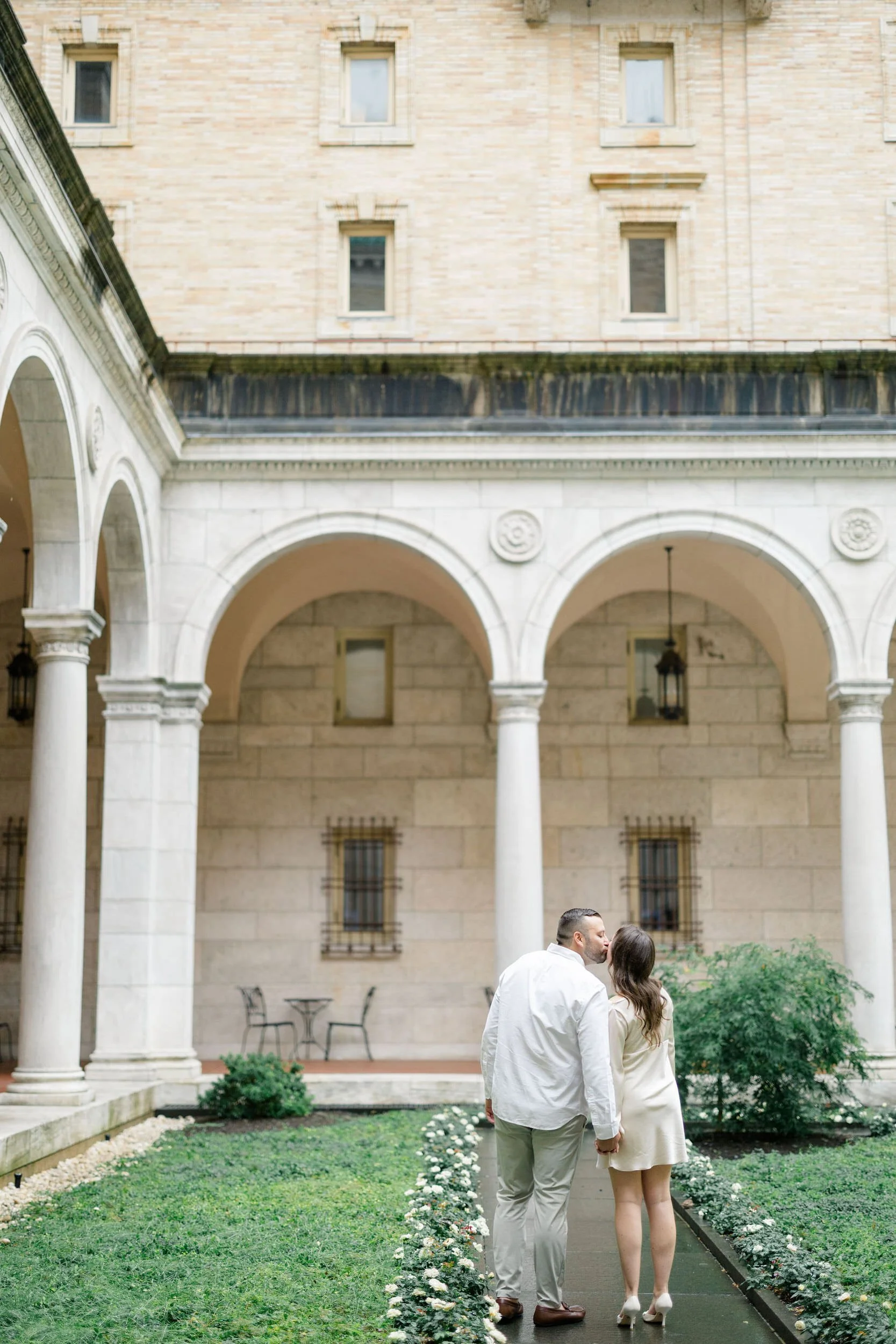 Boston Public Library wedding photographer capturing timeless architectural portraits