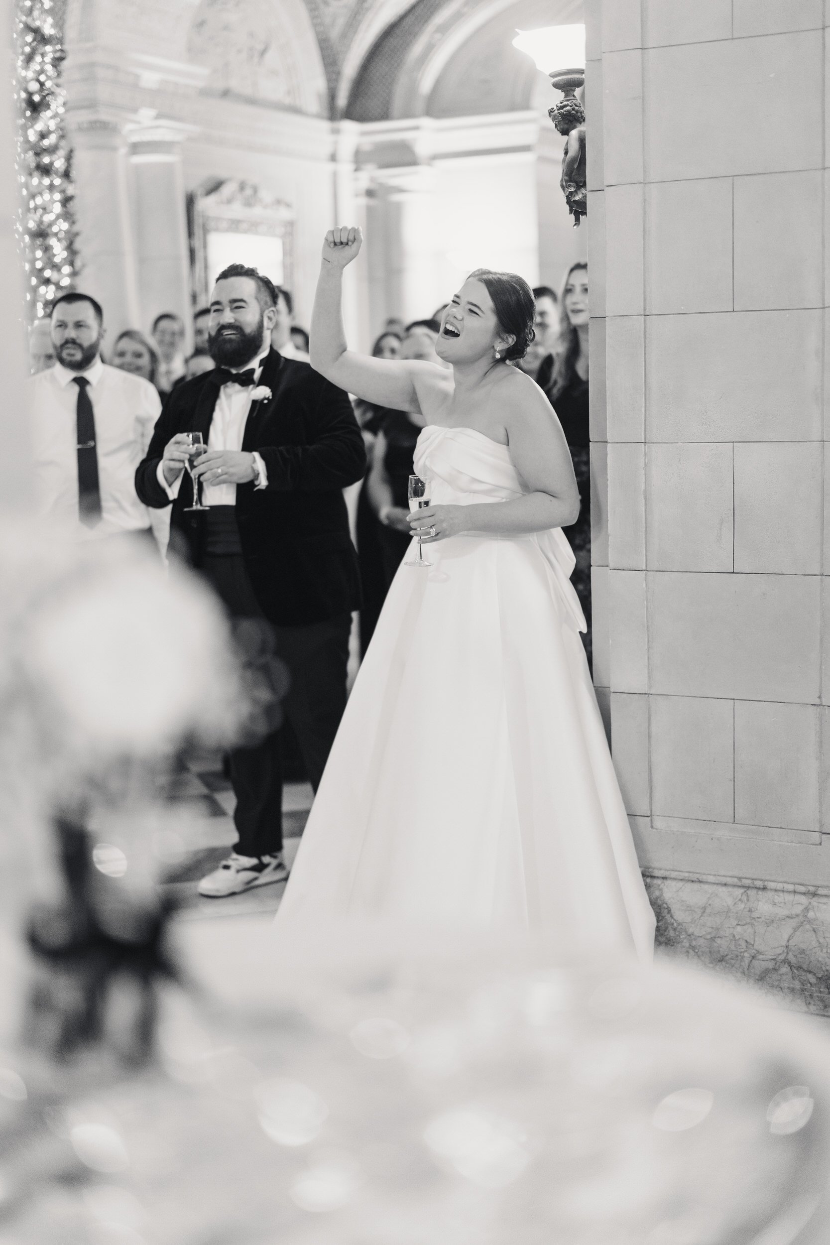 Timeless reception at Aldrich Mansion wedding venue