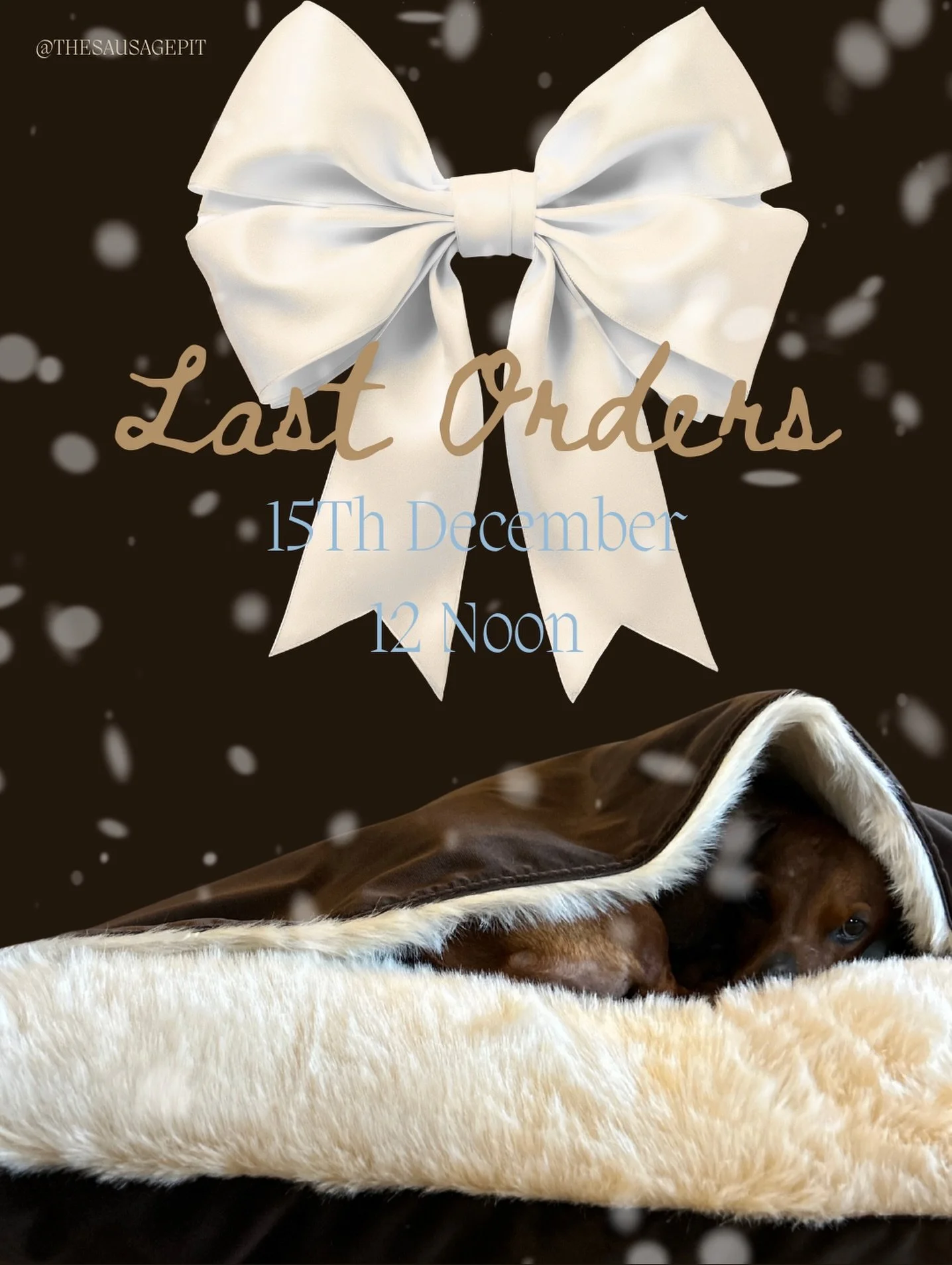 We&rsquo;re calling UK Last Orders Early this year 📣
.
Our Teams are already so busy and we need time to make &amp; Dispatch all your gorgeous items&hellip;
.
Which means we have less than one week remaining to get your orders in IF you would like t