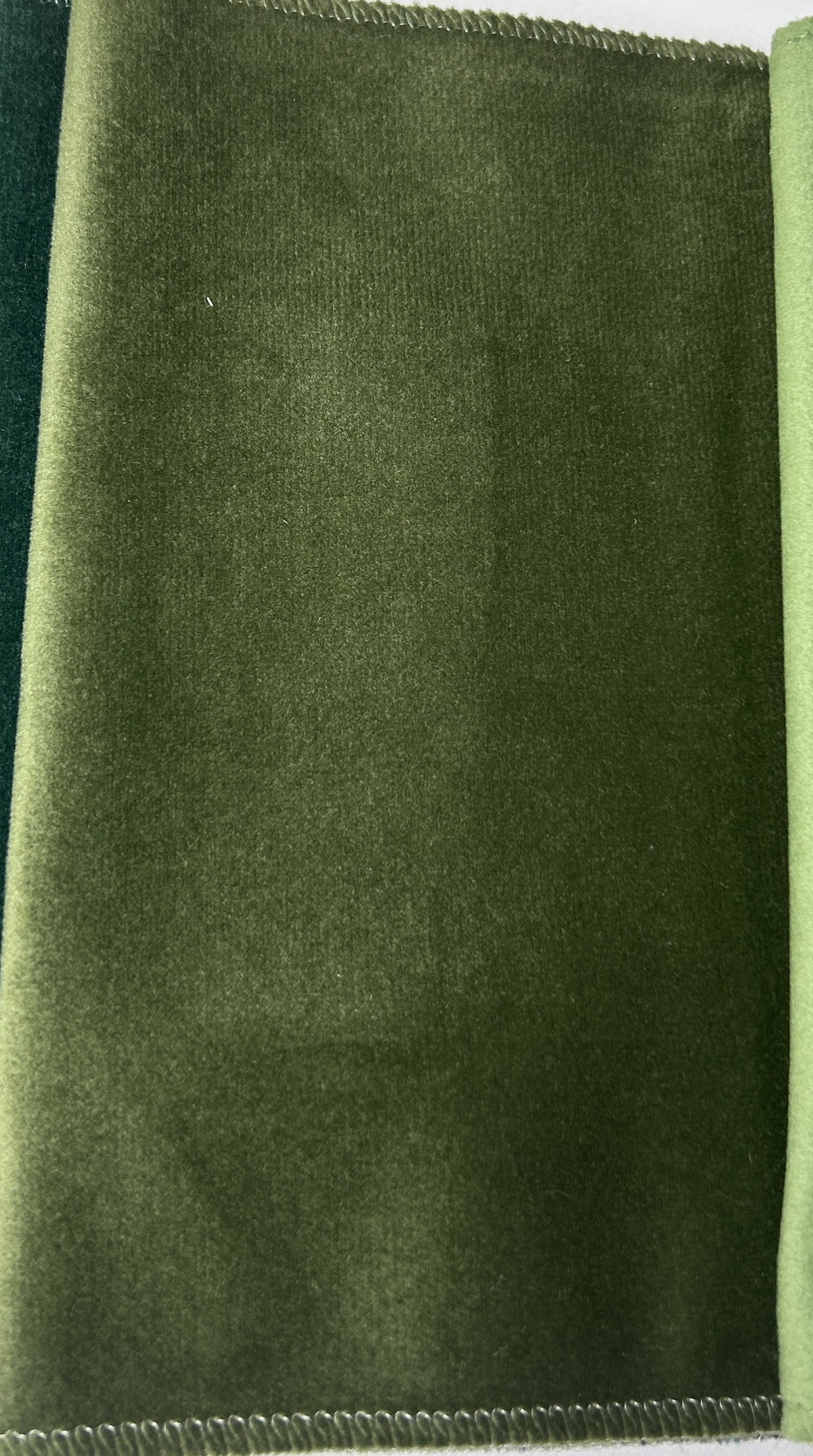 The Burford Bed- Moss Velour