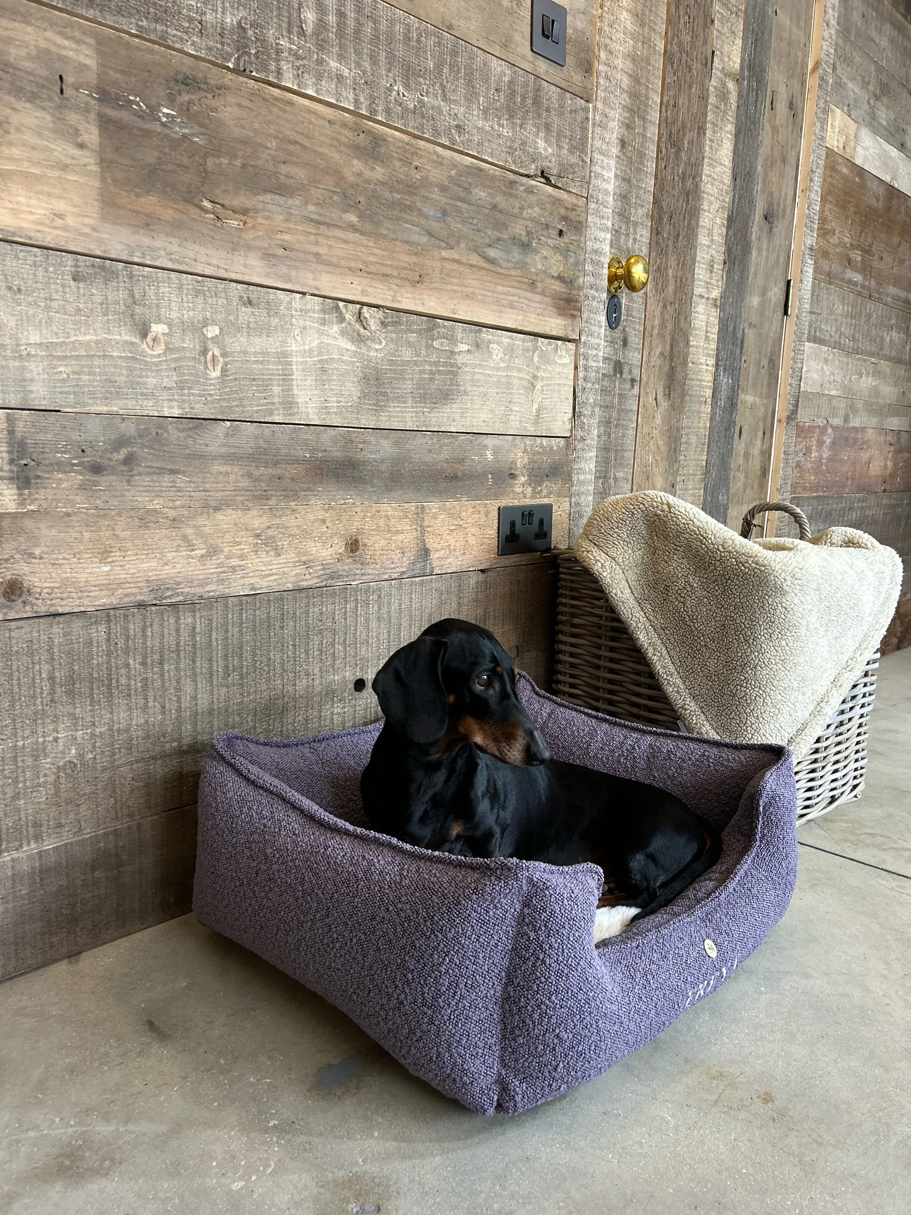 The Burford Bed-  Bloom Boucle