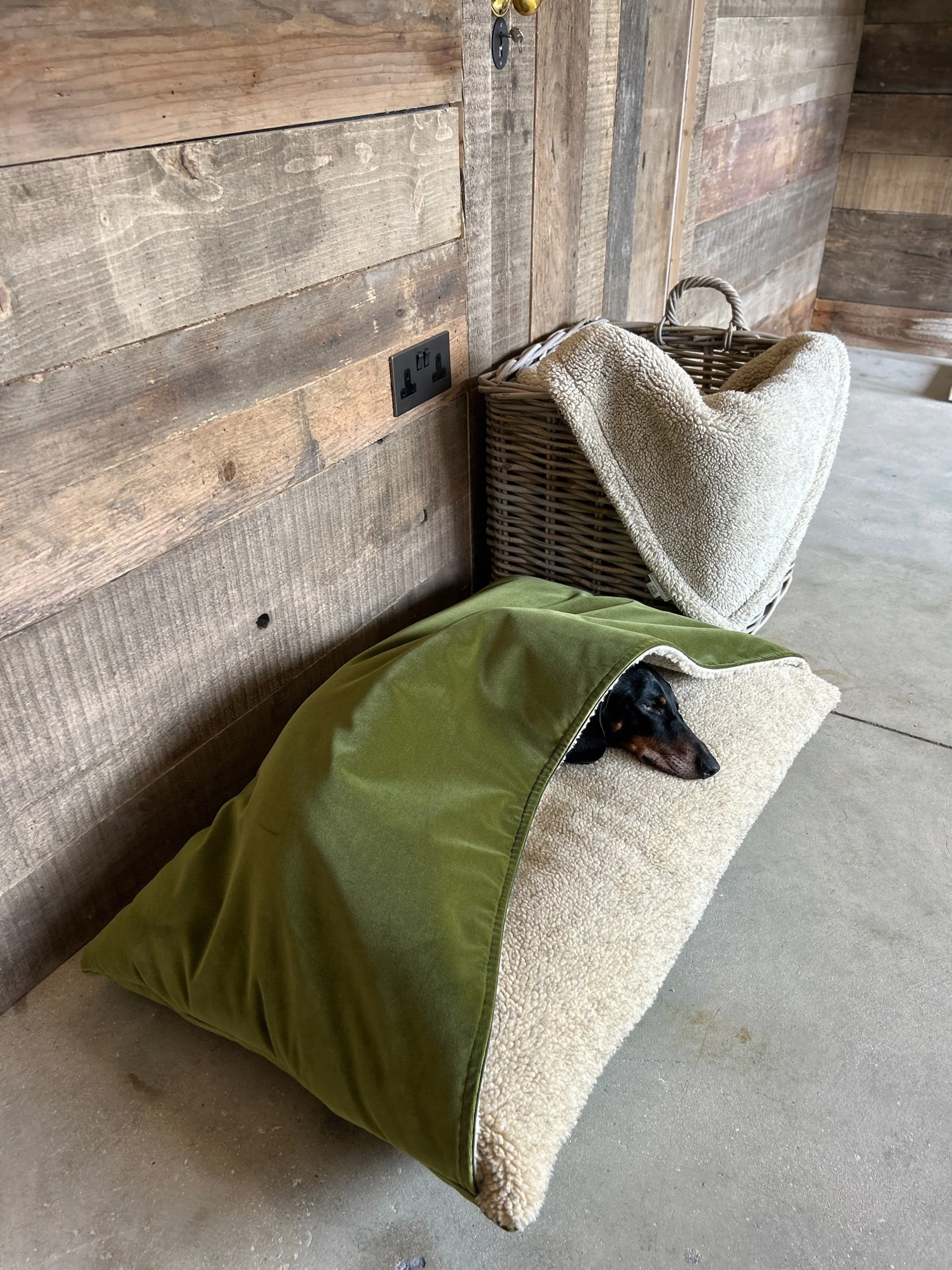 The Snuggle Bed- NEW*  Milano Velour