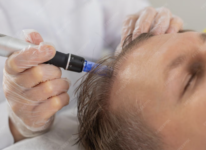 scalp microneedling for hair loss restoration