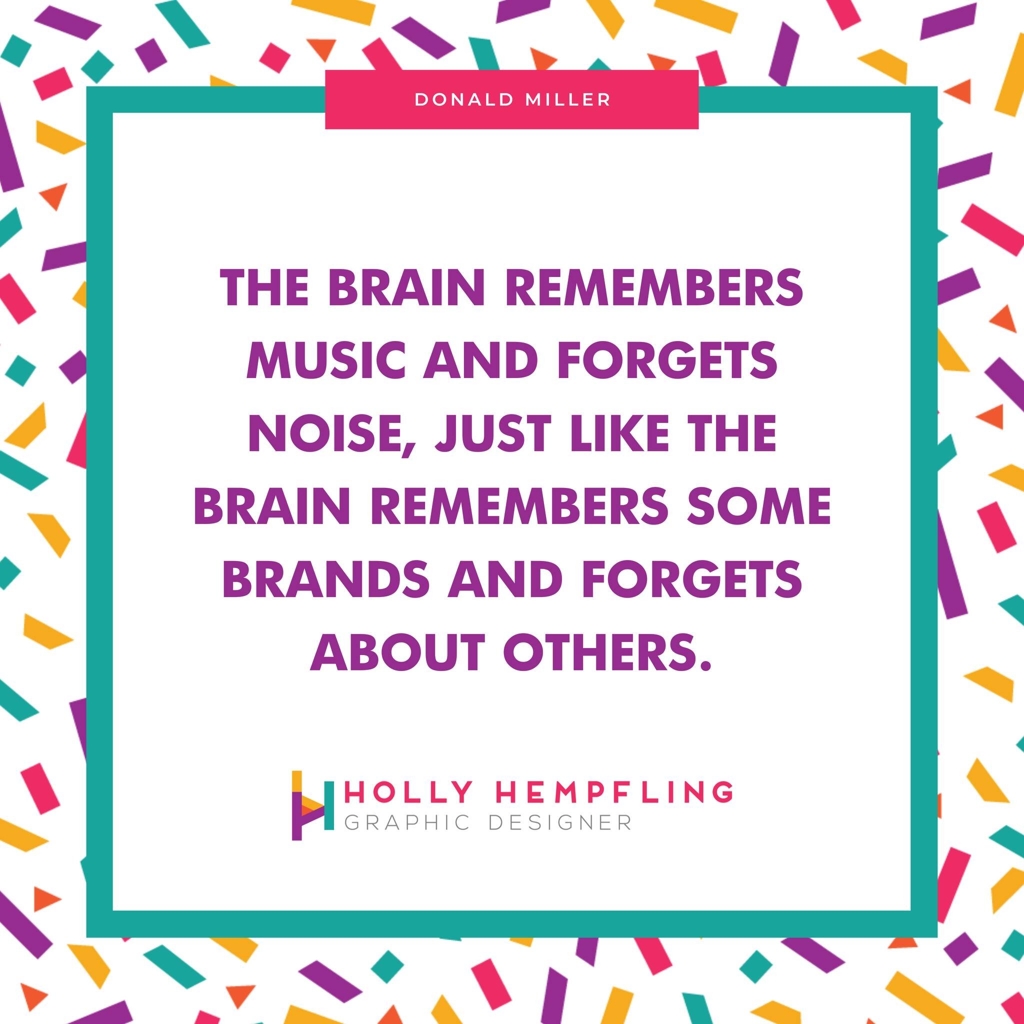 &quot;No one can resist a good story.

The average human spends more than 30% of their time daydreaming, except when listening to a story. When we are engaged in a story, the story does the daydreaming for us.

Story combats noise.

It organizes info