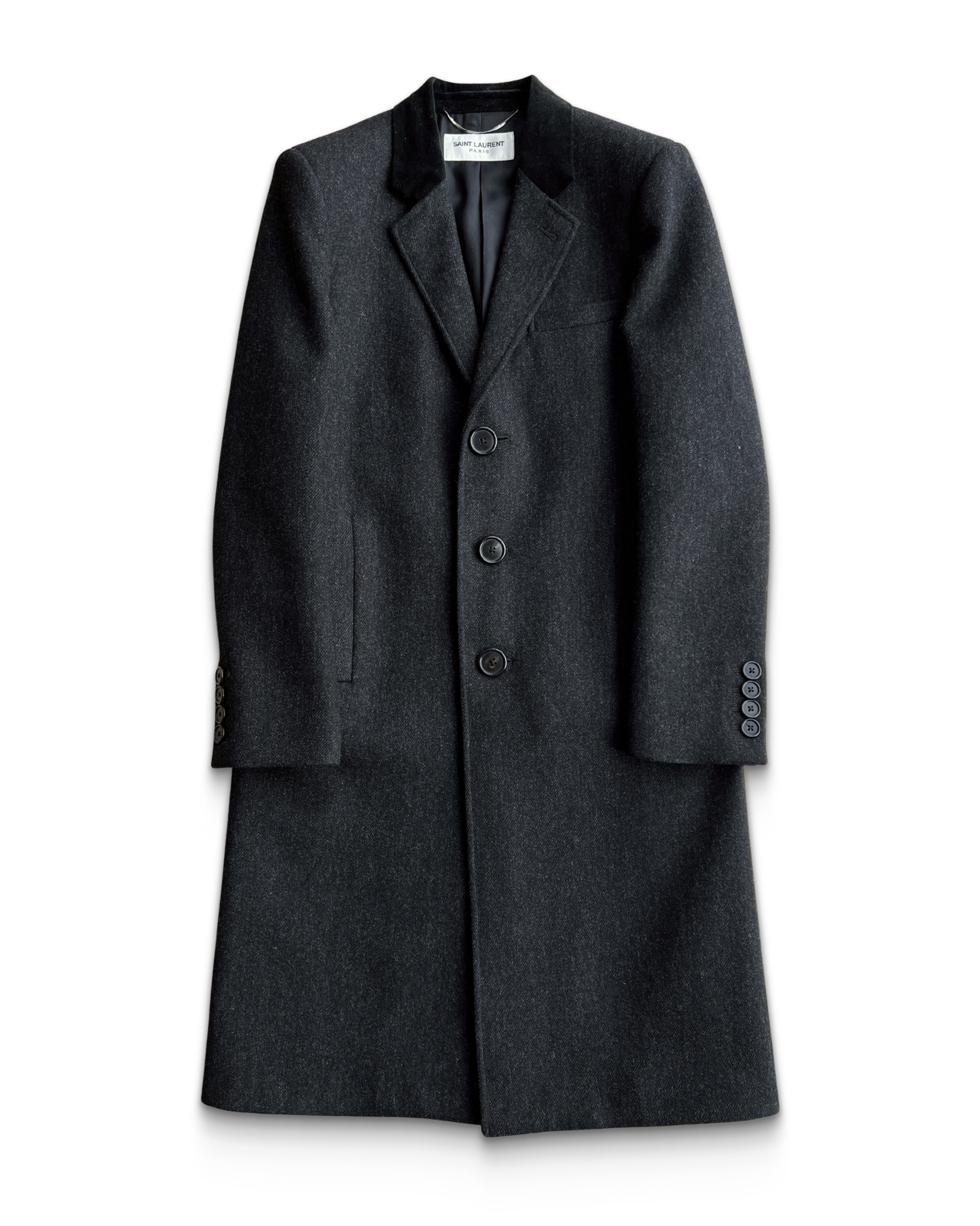 FW14 Grey Wool Chester Coat