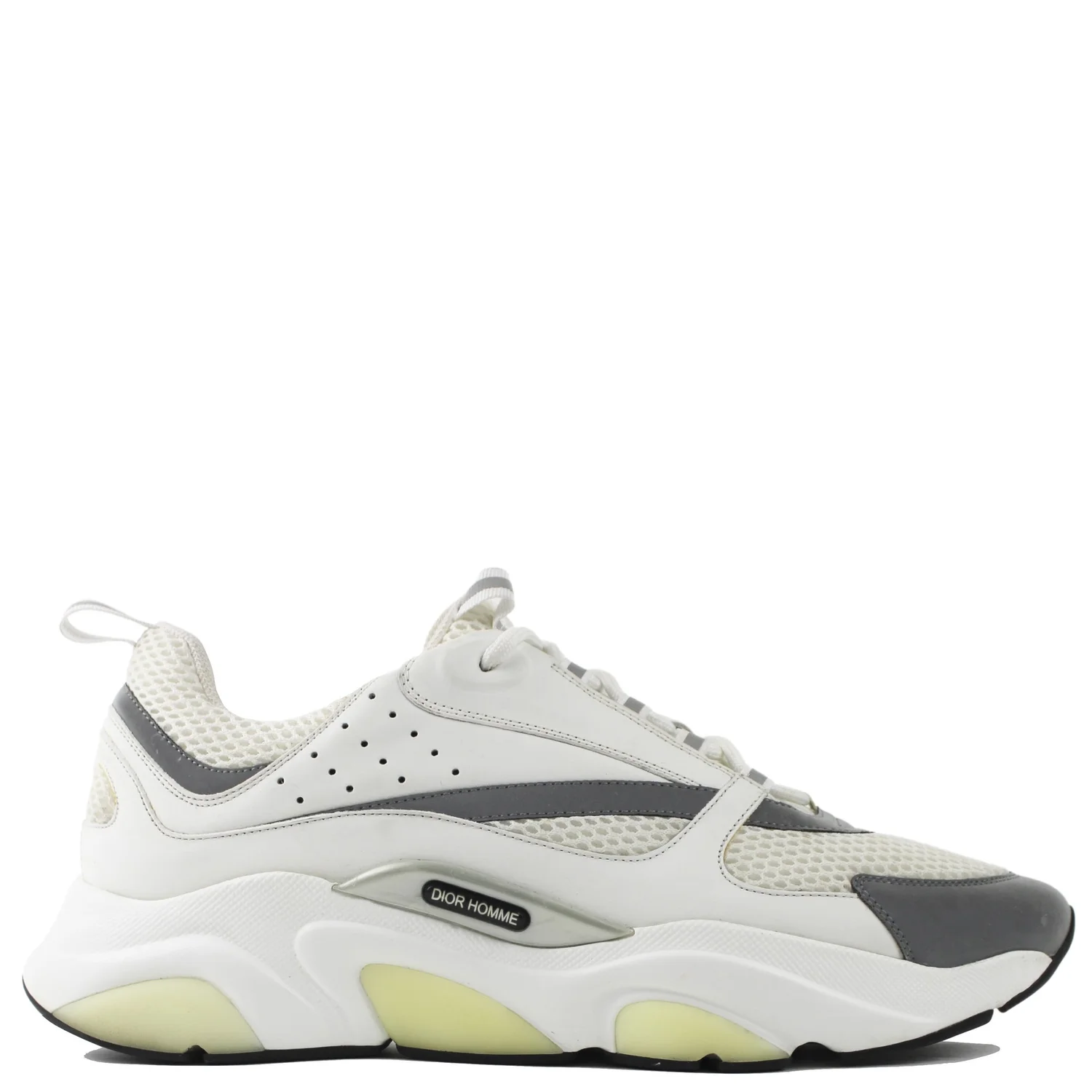 Dior Homme Dior B22 White Grey MARKED EU: Dior B22 White Silver