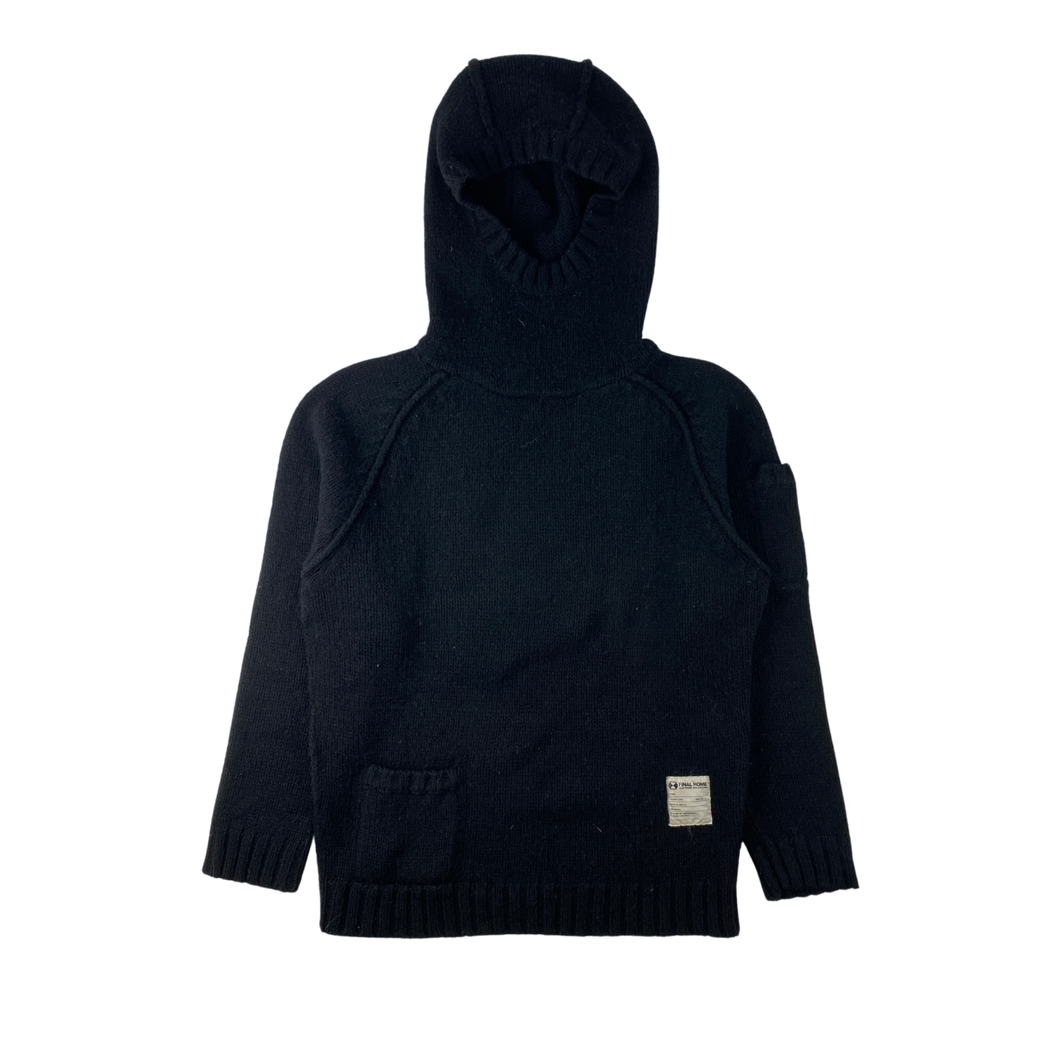MARKED EU: Final Home Black Wool Hoodie