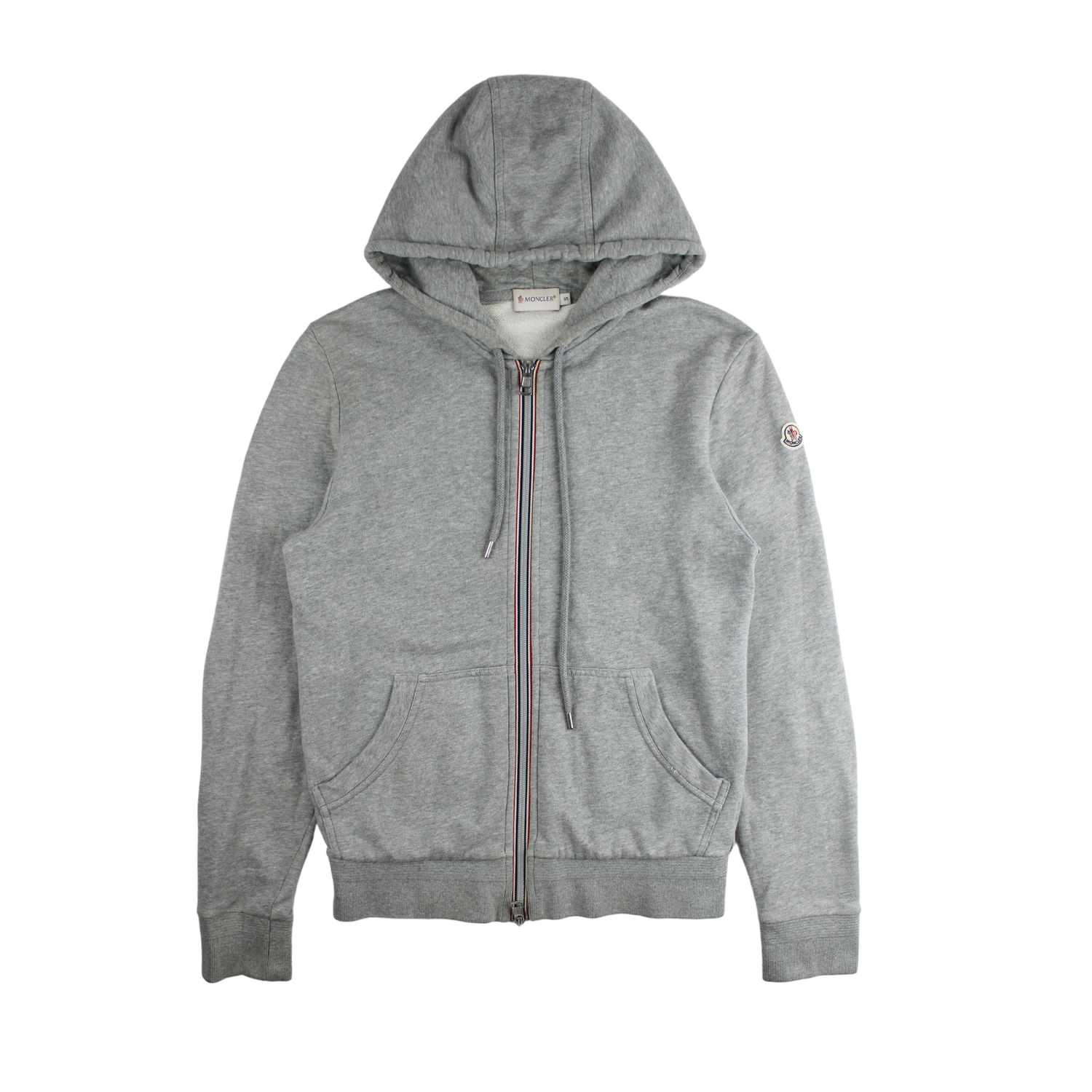 Moncler zip hoodie grey new arrivals