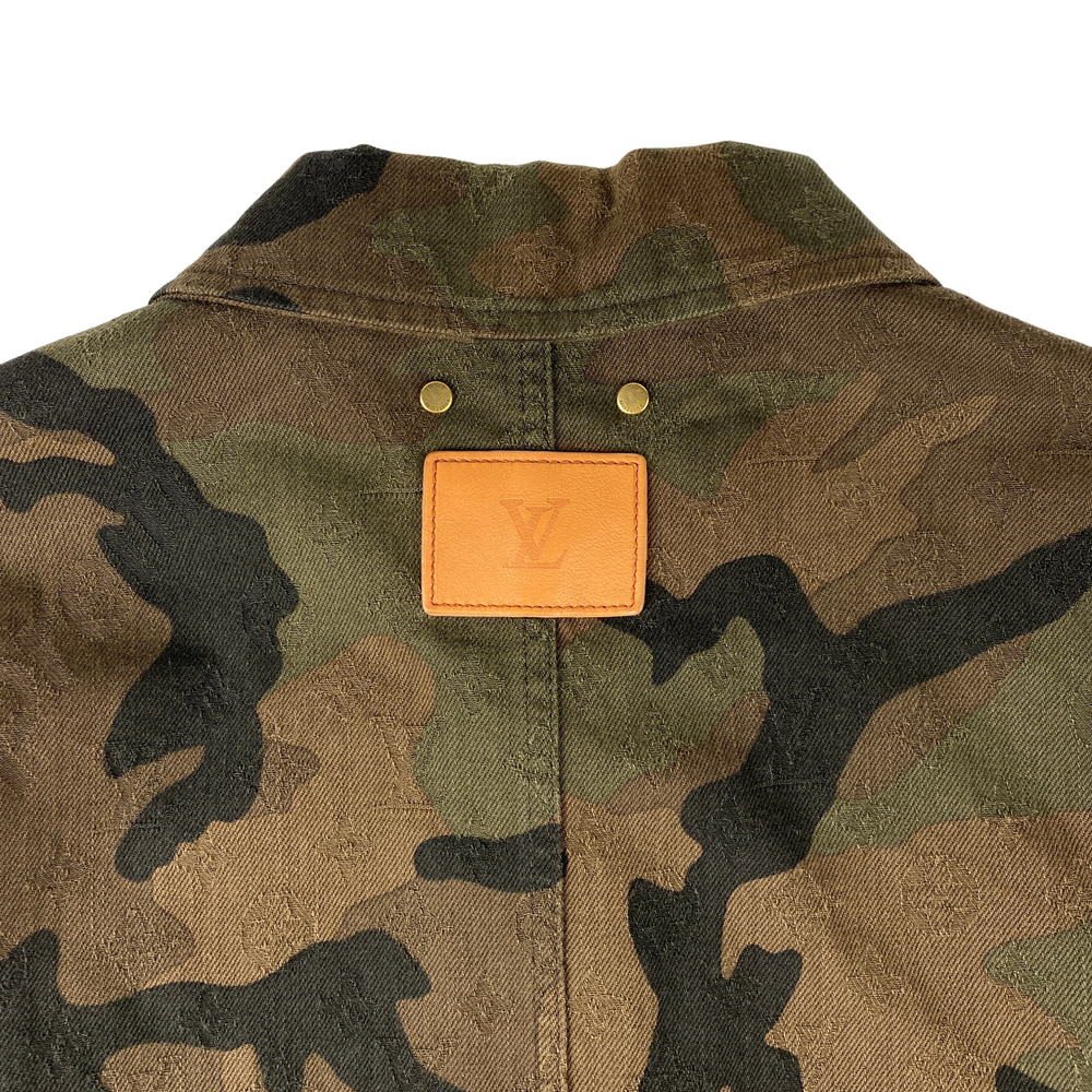 LOUIS VUITTON Box Logo Camouflage Jacket Denim Limited Edition Supreme  HAD91WDSQ220