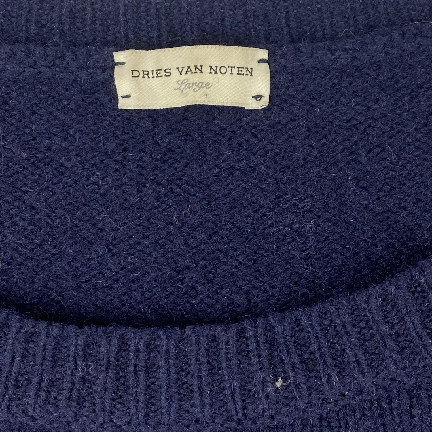 MARKED: Navy Shetland Sweater