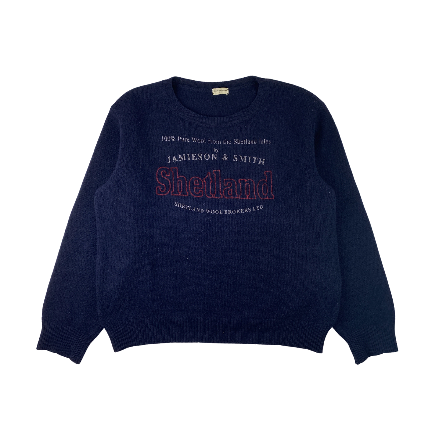 MARKED: Navy Shetland Sweater