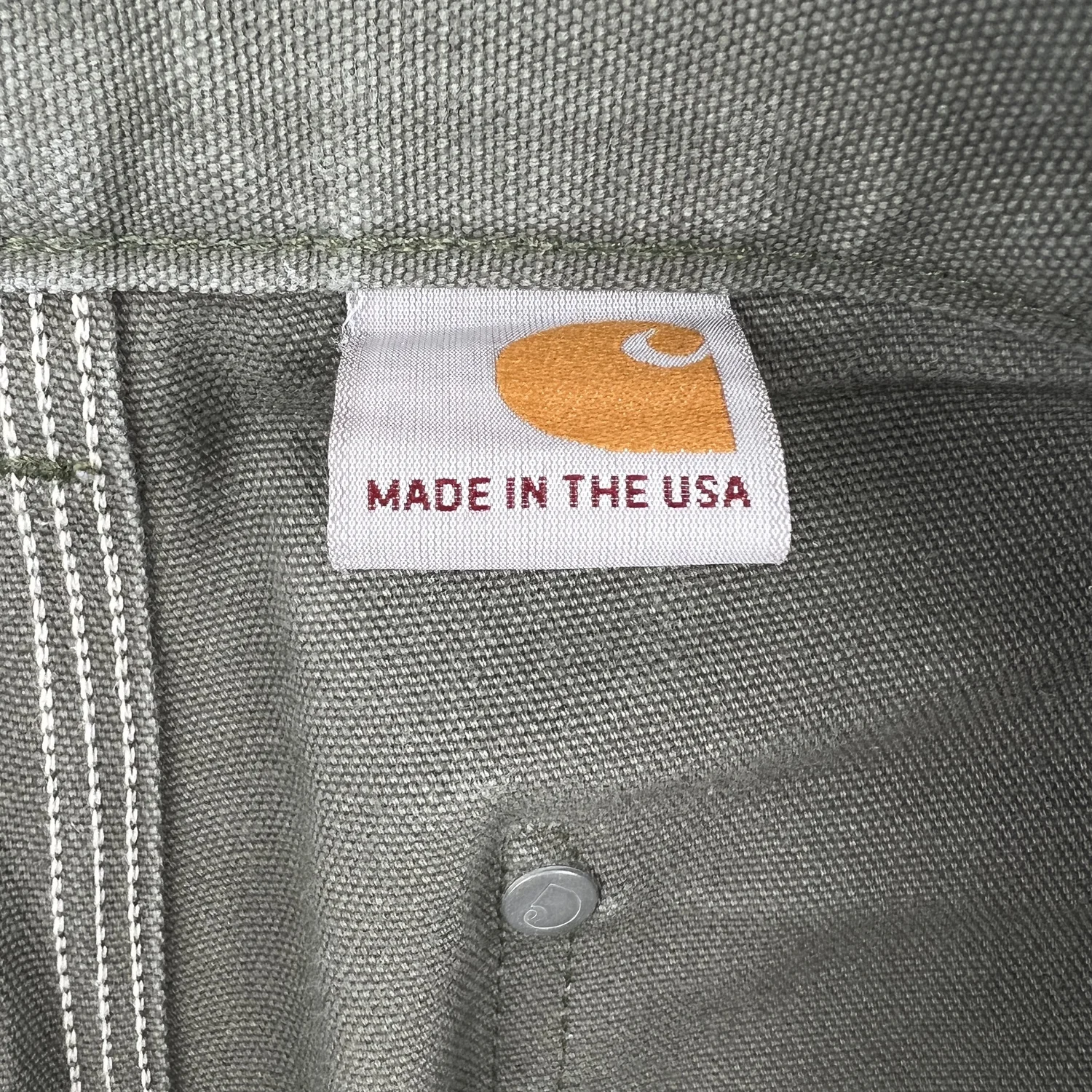 MARKED: 80s Olive Green Double Knee Carpenter Pants