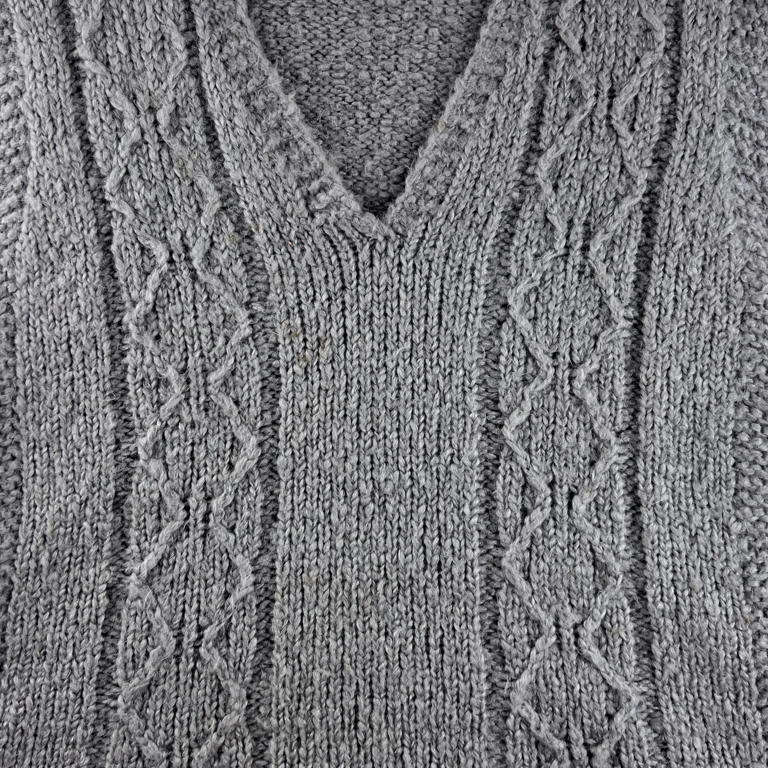 MARKED EU: Our Legacy Ice Grey Cable Vest