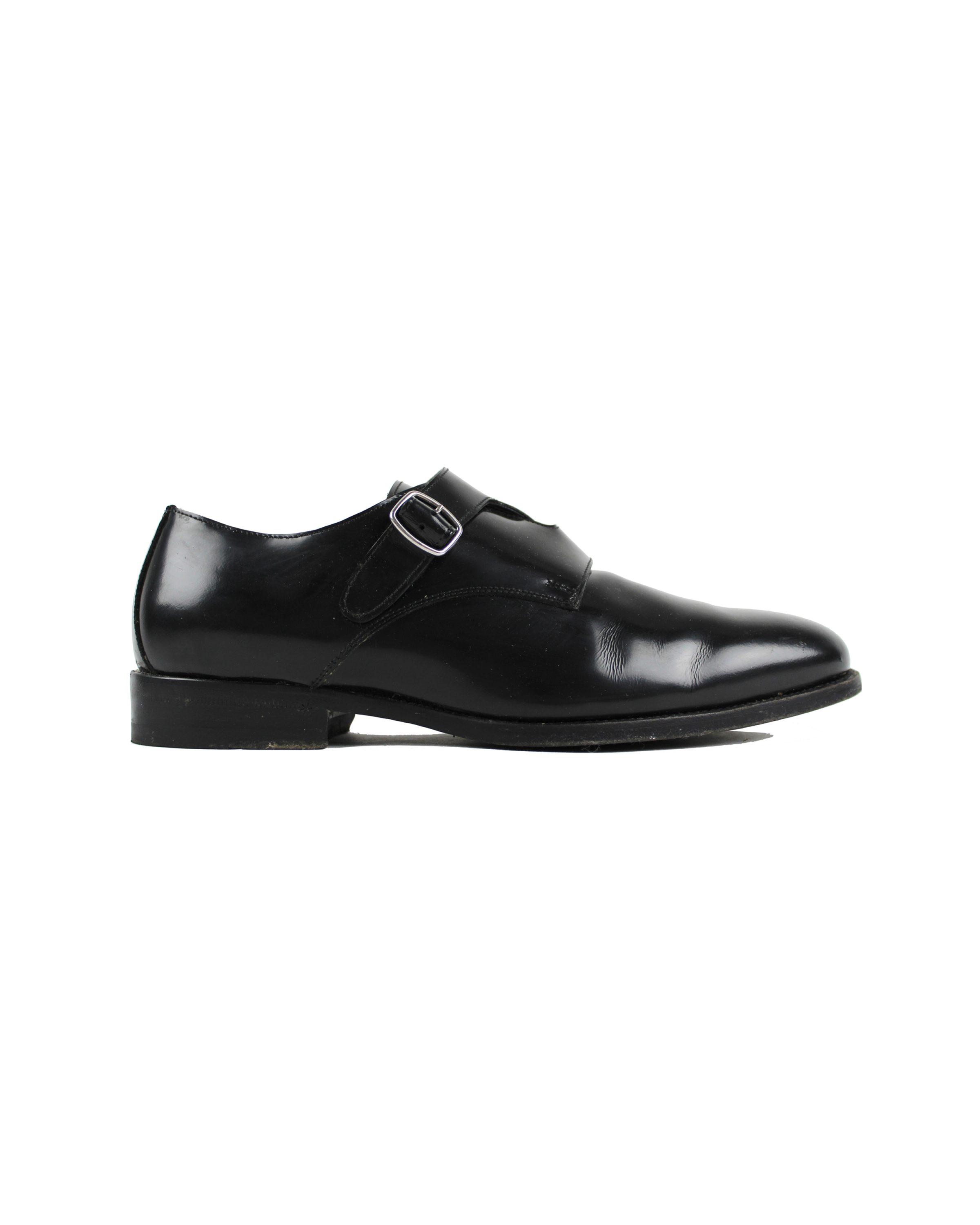 Leather Strap Derby Shoes