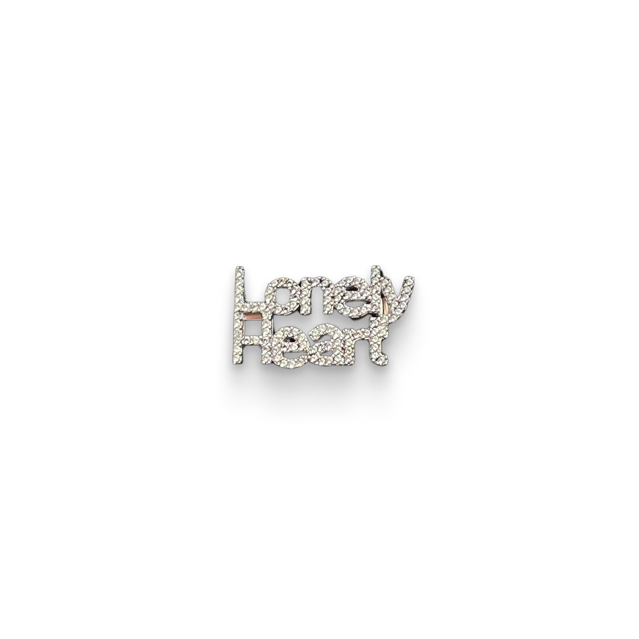 Celine Lonely Heart Silver Brooch