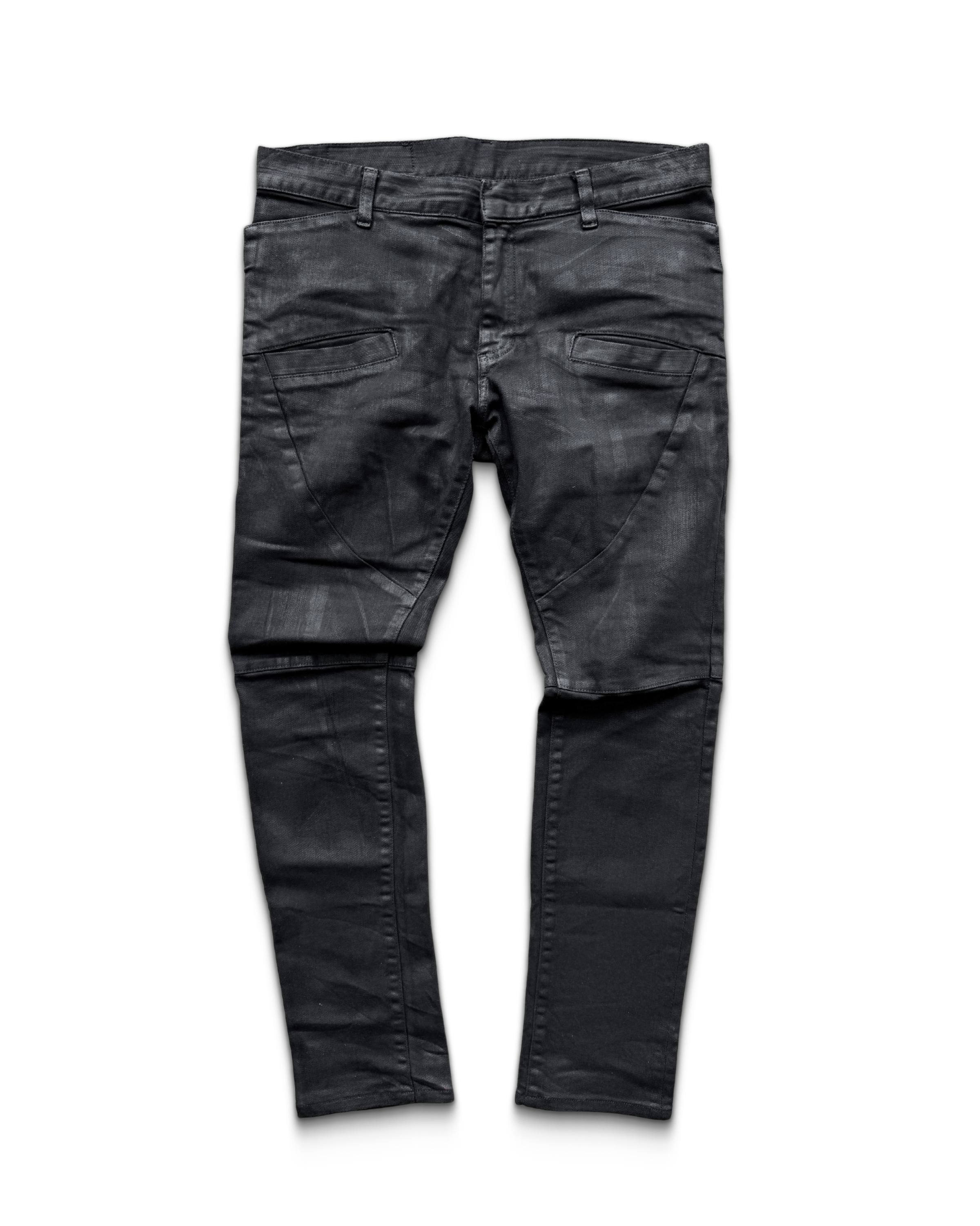 SS11 Waxed Decarnin Moto Jeans