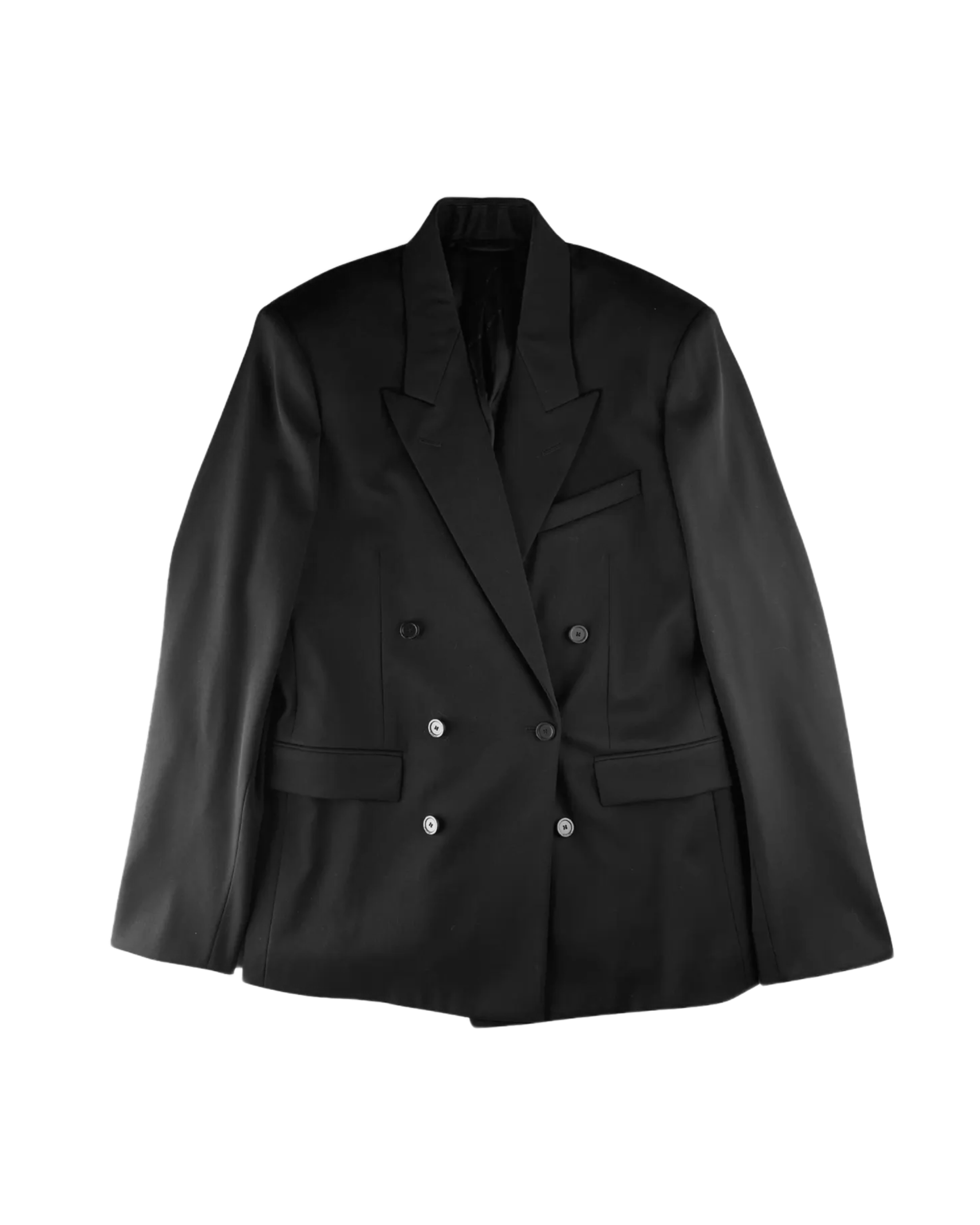 Black 2020 Runway Double Breasted Blazer
