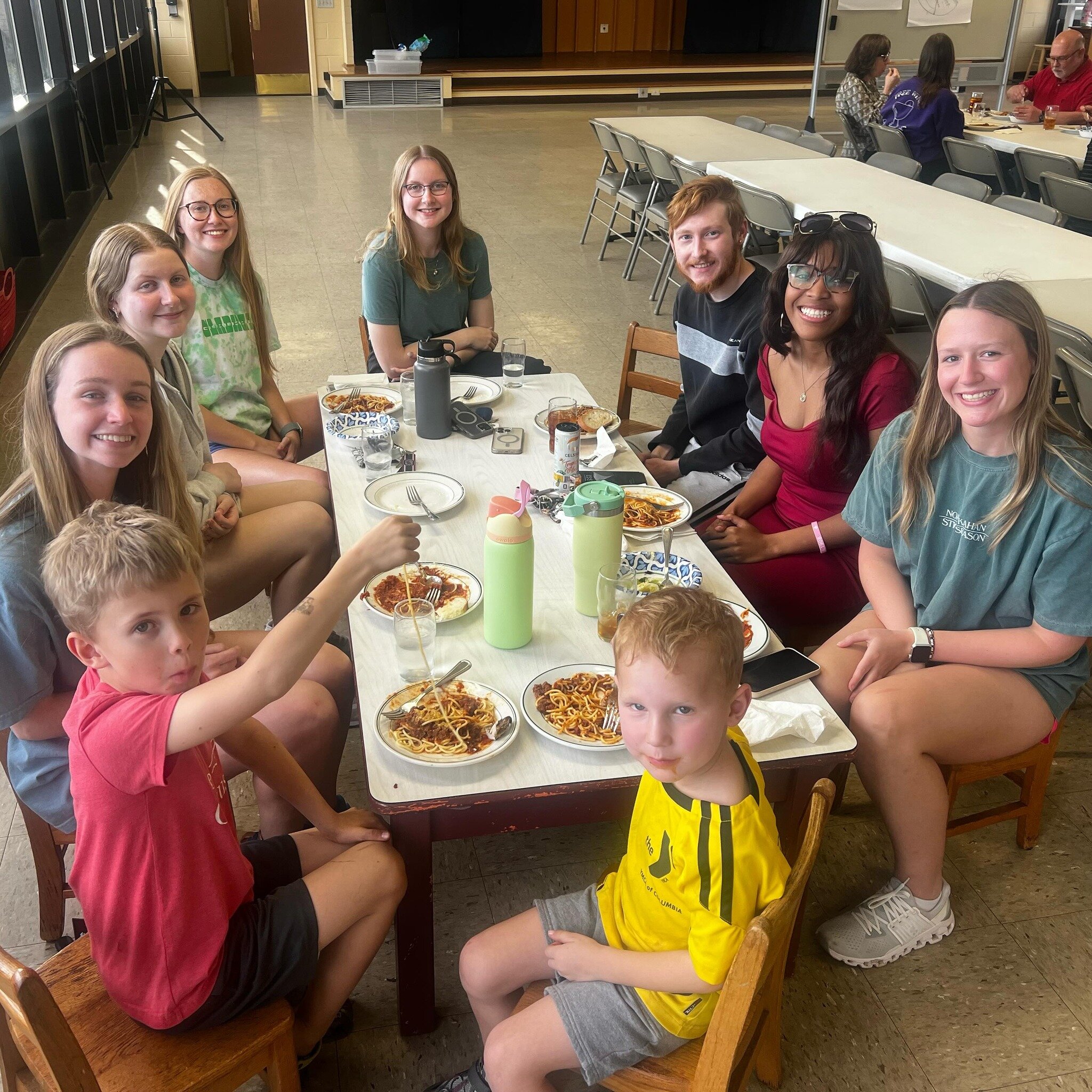 Another Lenten Wednesday at the kids table at St Andrews Lutheran.