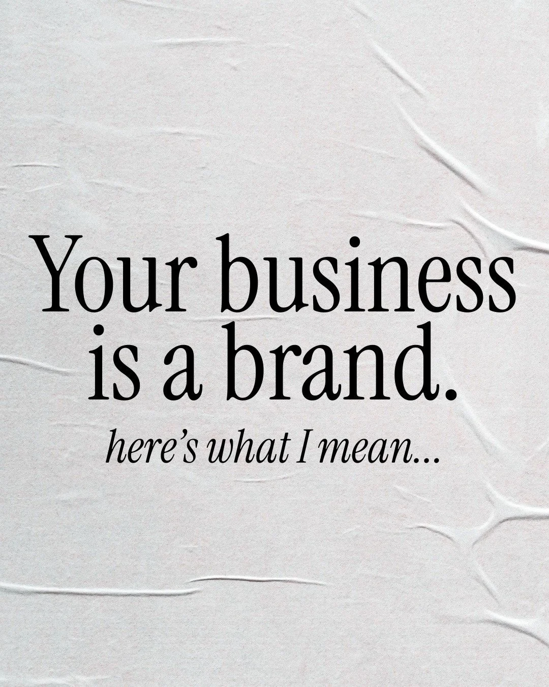 Storytelling > selling⁠
⁠
That&rsquo;s why it matters who&rsquo;s telling it.⁠
⁠
The right designer knows how to shape a brand and craft a story people can picture themselves in.⁠
⁠
If you&rsquo;re working on something and want to talk through how