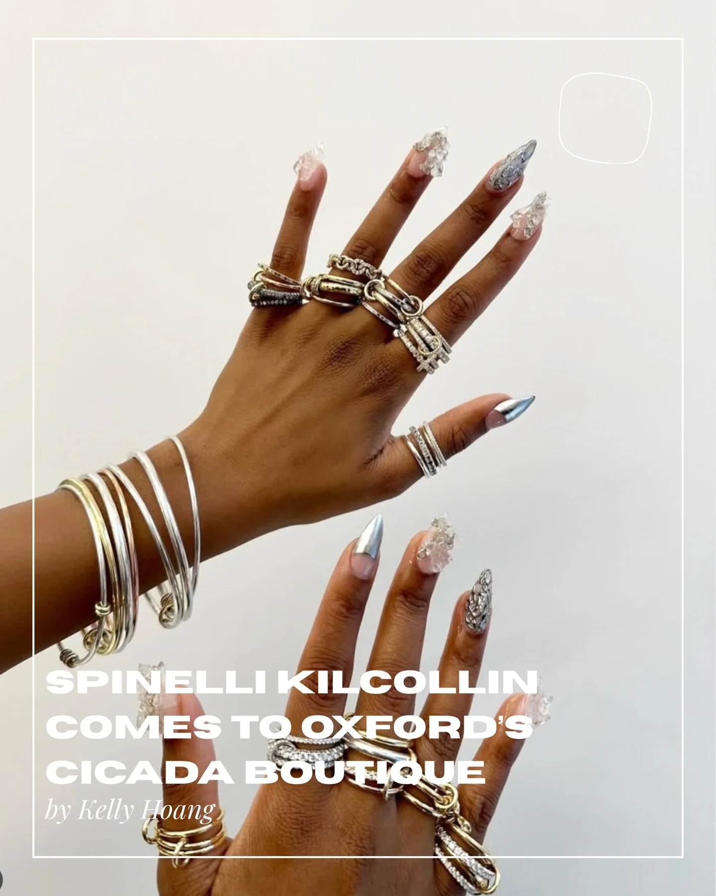 &ldquo;Spinelli Kilcollin Comes to Oxford&rsquo;s Cicada Boutique&rdquo;

In September, Co-Founder Yves Spinelli visited for a trunk show at Cicada Boutique here in Oxford. The staff at Cicada has admired Spinelli&rsquo;s designs for years, but worki
