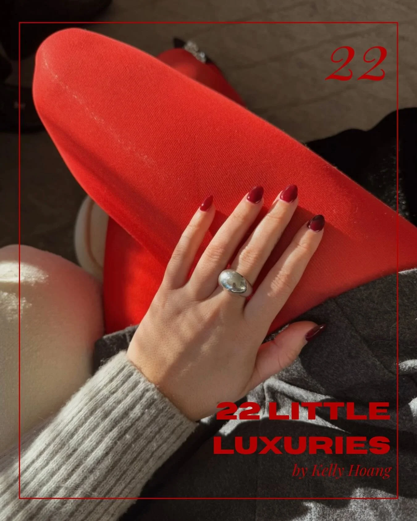 &ldquo;22 Little Luxuries&rdquo;

December is the season of simple pleasures and quiet comforts that make the cold weather feel a little warmer. From beauty items to cozy essentials, here are 22 little luxuries to elevate your everyday life. 

Read m