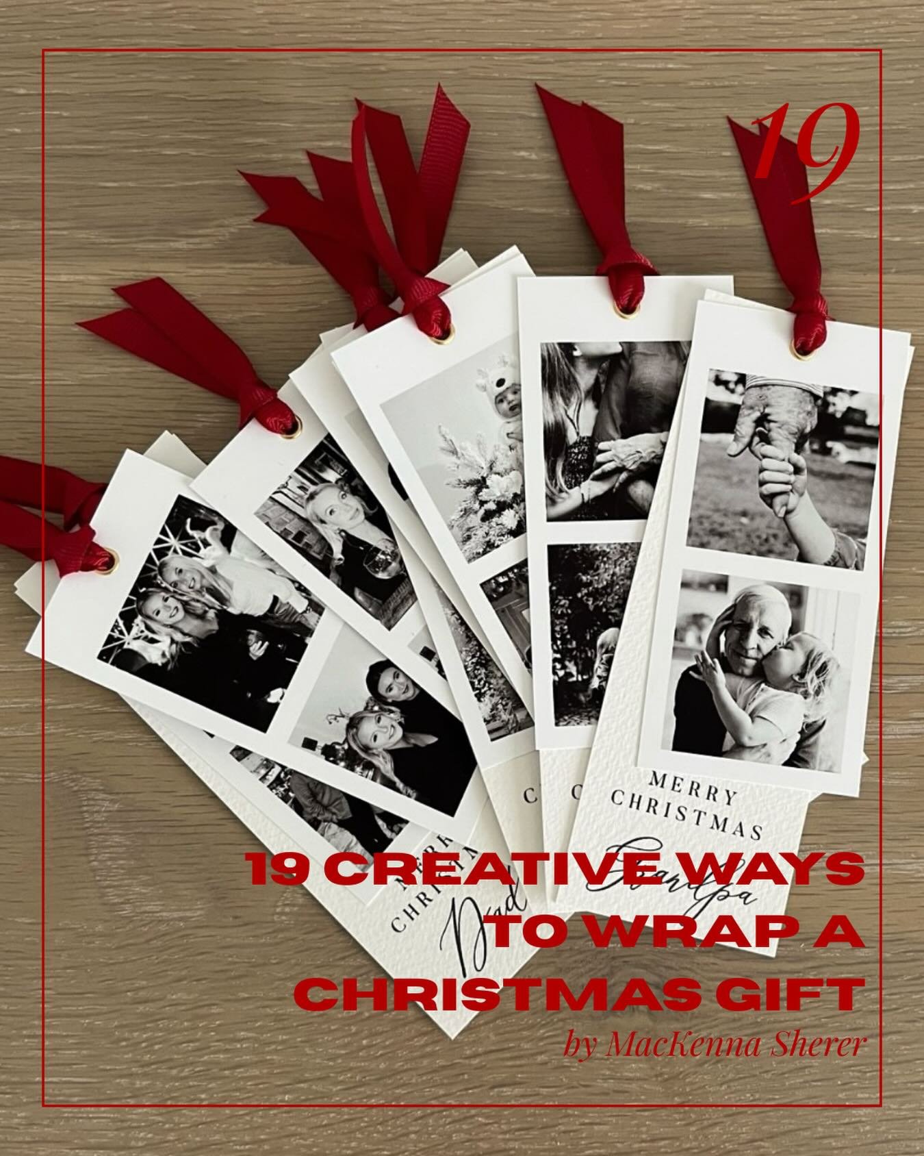 &ldquo;19 Creative Ways to Wrap a Christmas Gift&ldquo;

There&rsquo;s something special about giving a gift, but there&rsquo;s something even more special about how you give it. It&rsquo;s almost like the wrapping becomes part of the present itself,