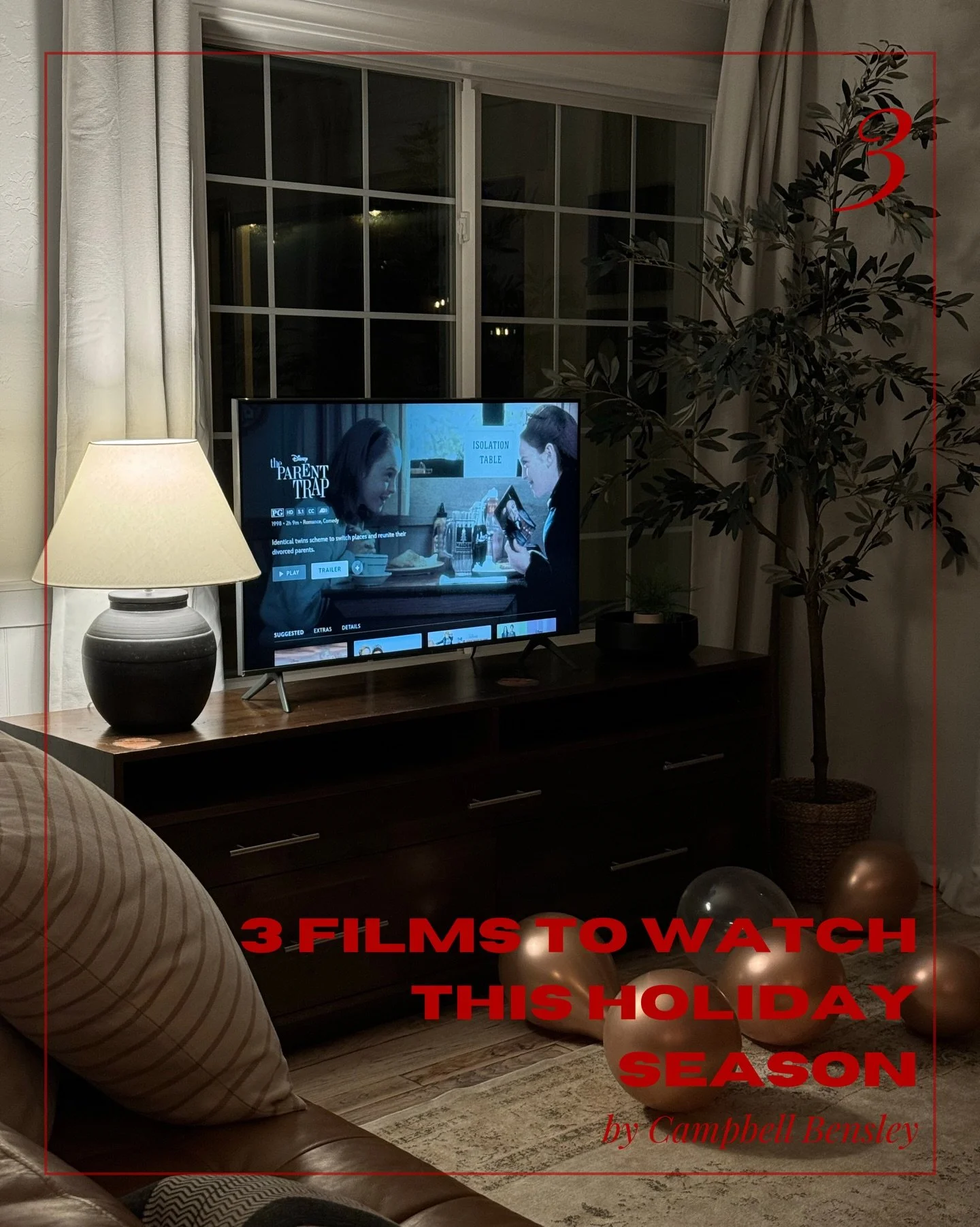 &ldquo;3 Films To Watch This Holiday Season&rdquo;

As the weather turns colder and the days spent inside grow longer, winter becomes the perfect opportunity to sit back and experience a new film or revisit a classic.

Read more at the link in our bi