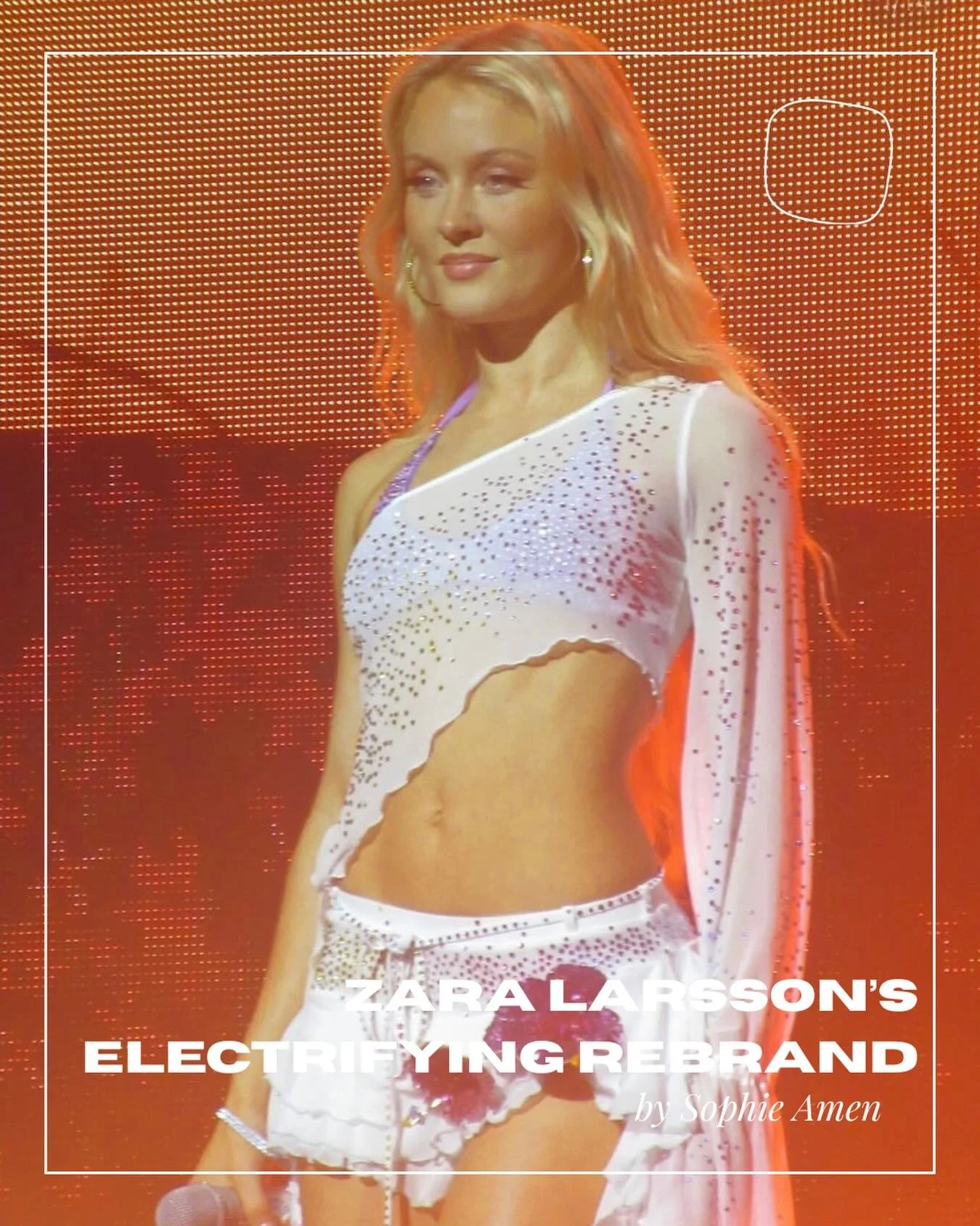 &ldquo;Zara Larsson&rsquo;s Electrifying Rebrand&rdquo;

Zara Larsson&mdash;the Swedish singer reminiscent of a 2000s Malibu Barbie doll&mdash;has made waves in the pop music industry, not only with her killer vocals, but also her fashion sense.

Rea