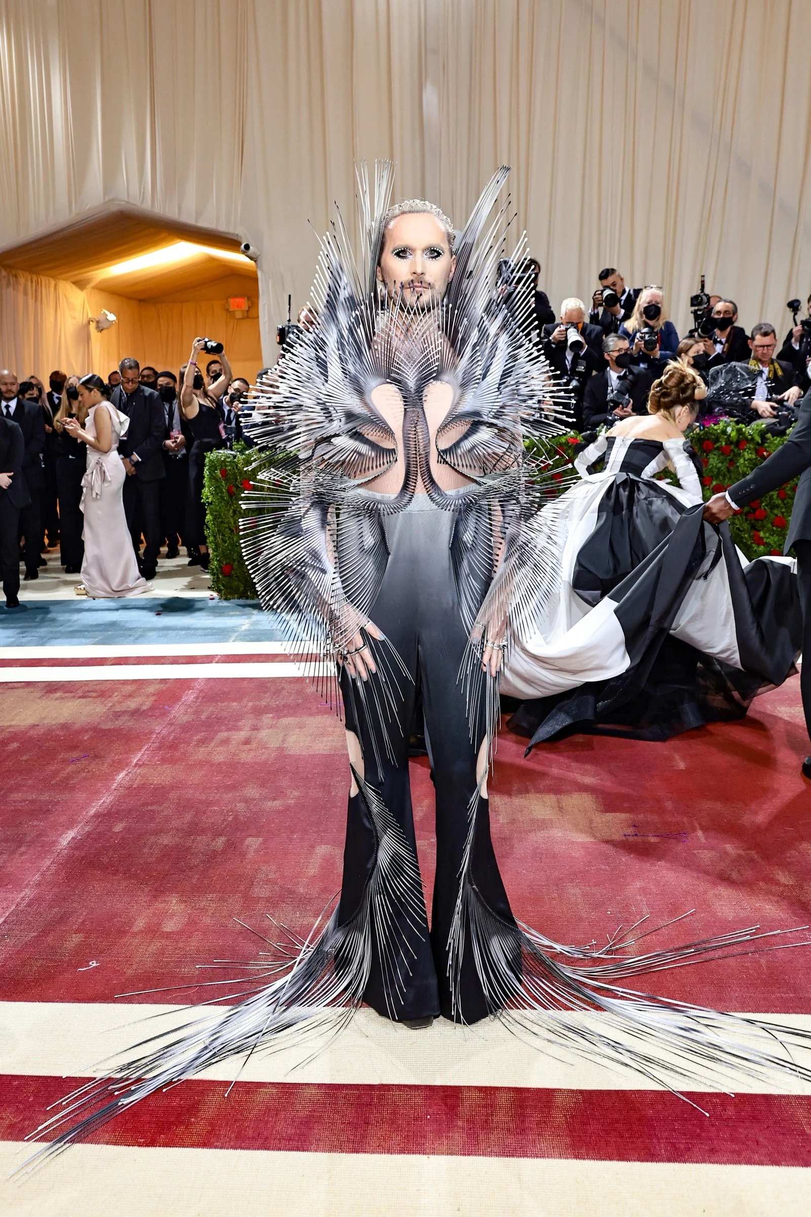 Emma Chamberlain Debuts Platinum Blonde Hair at 2022 Met Gala