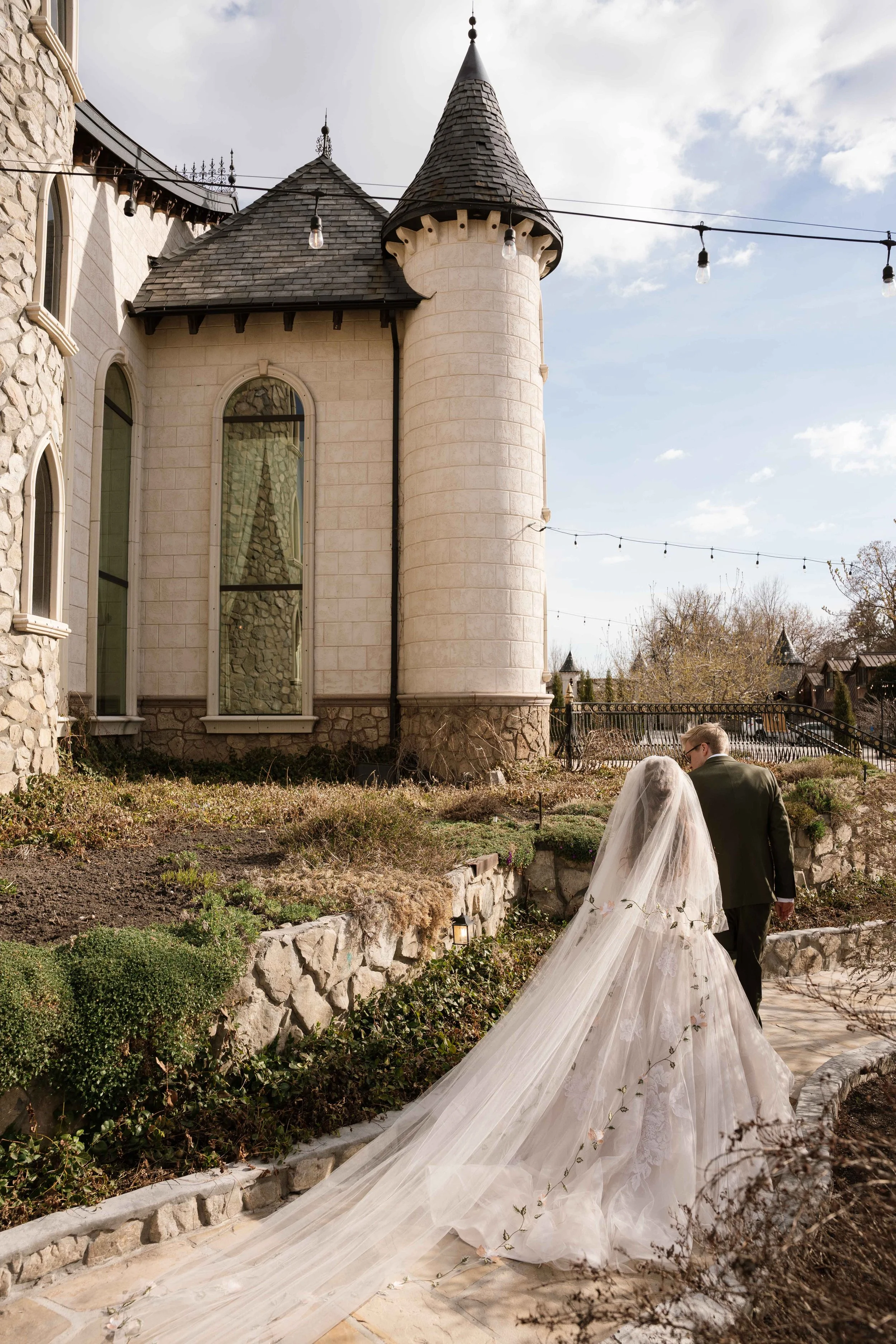 Couple Bridal Photos Wadley Farms Castle Photography