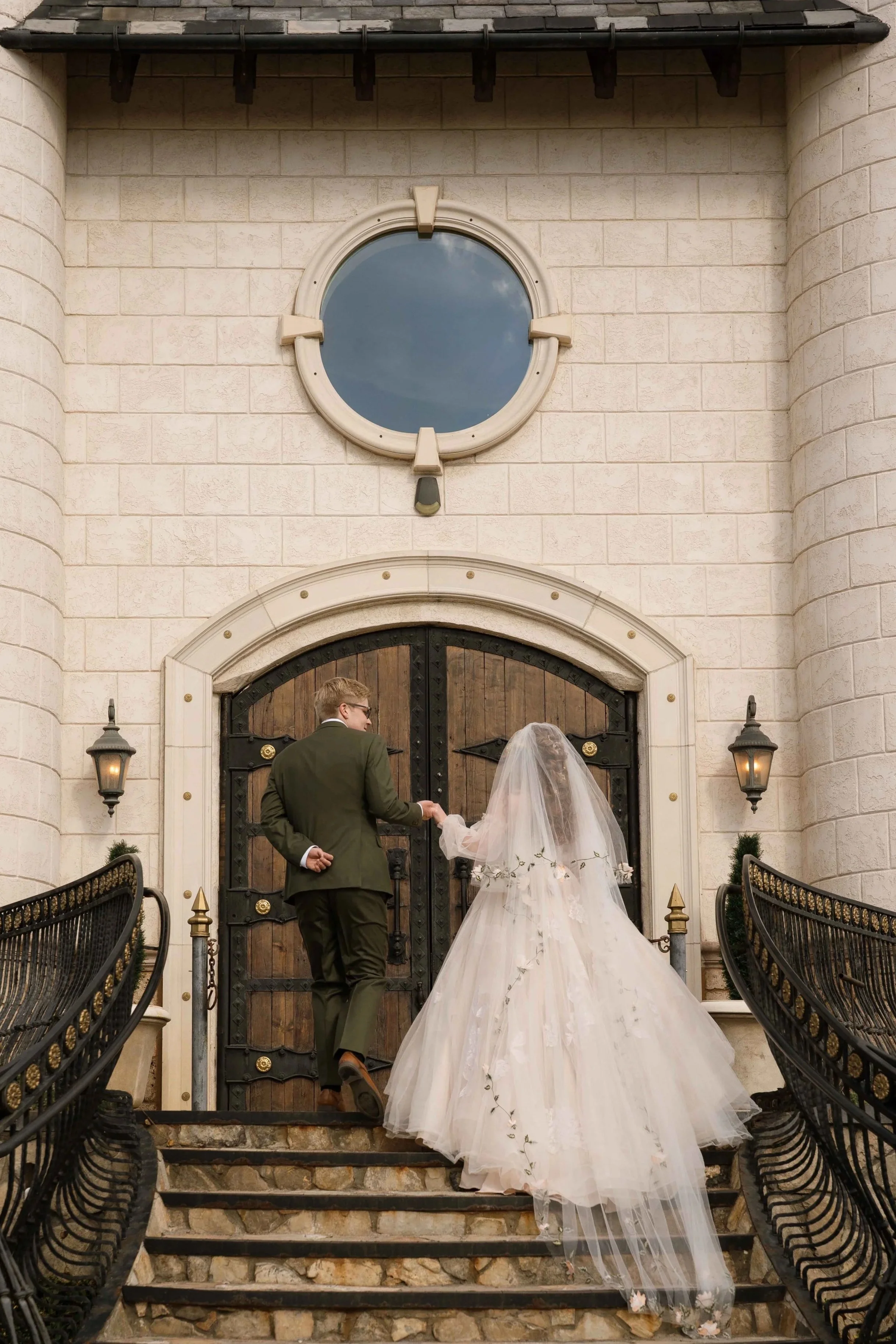 Couple Bridal Photos Wadley Farms Castle Photography