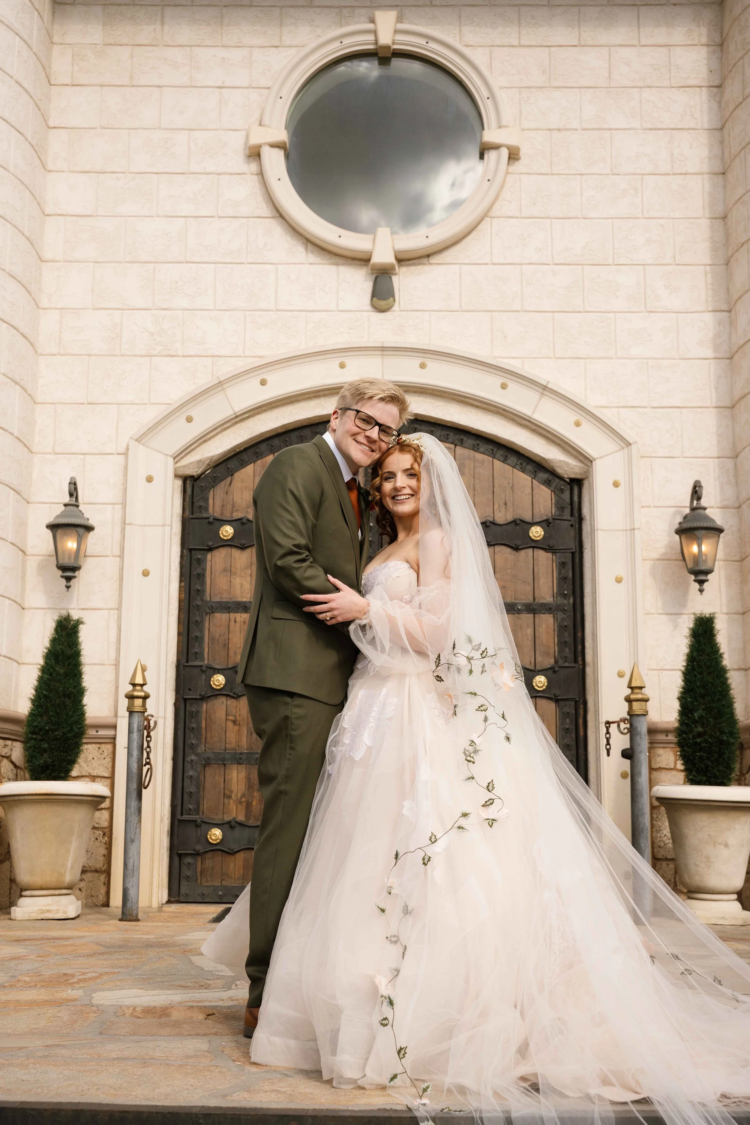 Couple Bridal Photos Wadley Farms Castle Photography