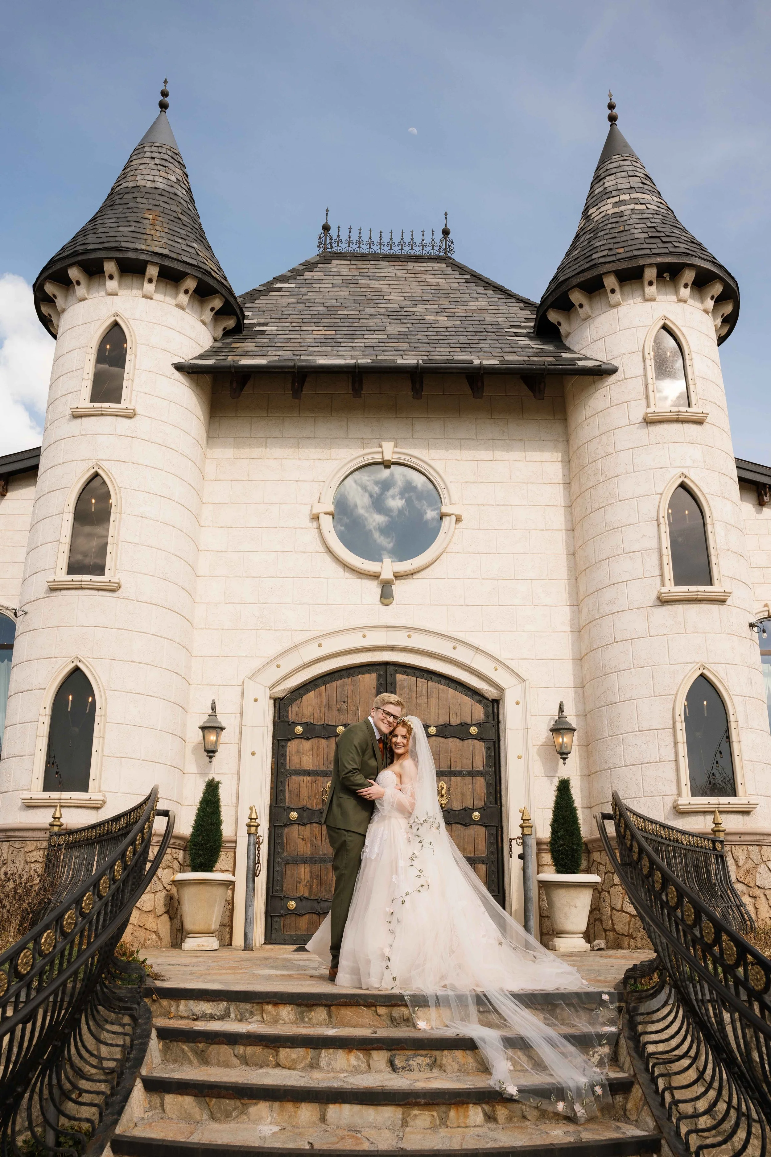 Couple Bridal Photos Wadley Farms Castle Photography