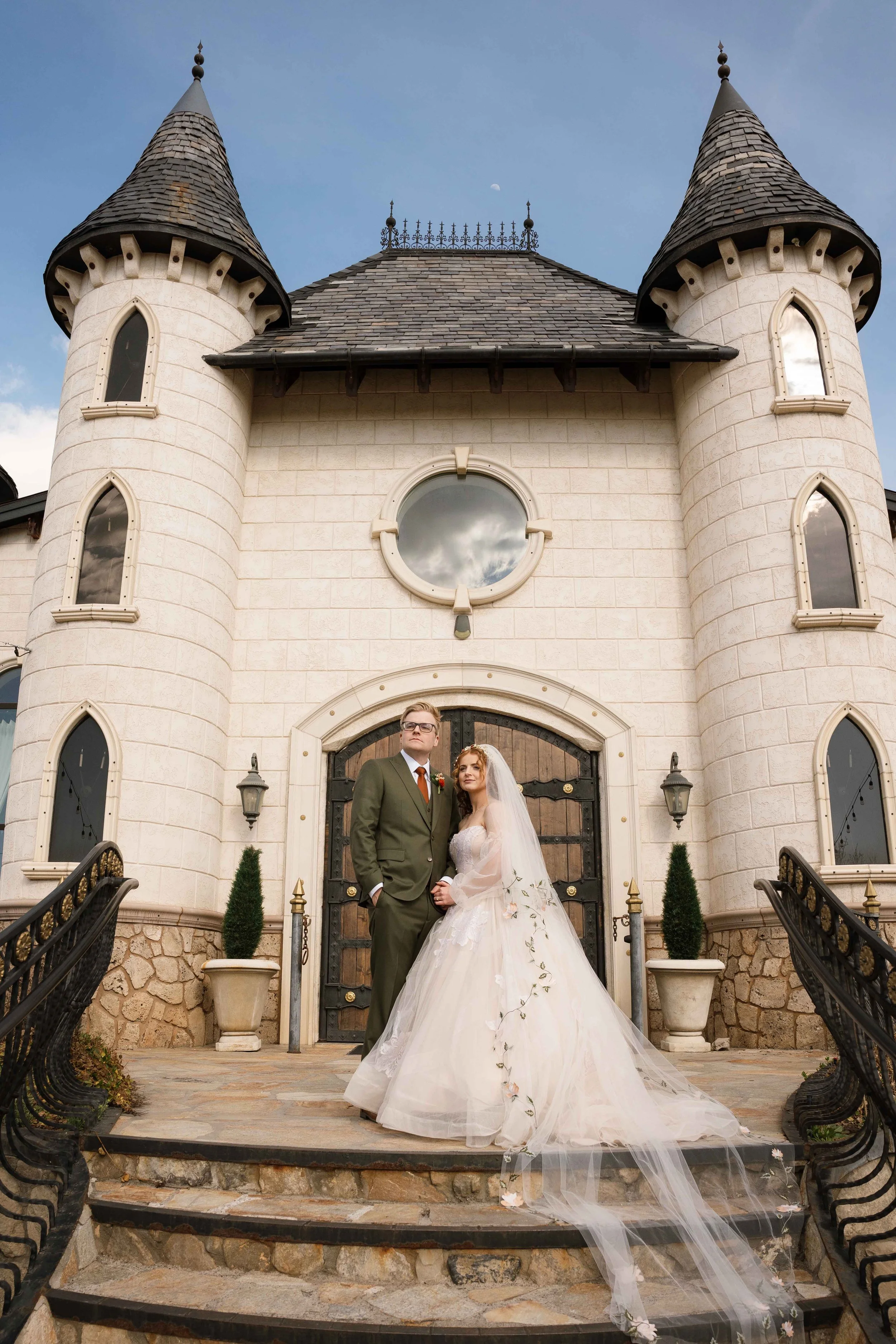 Couple Bridal Photos Wadley Farms Castle Photography