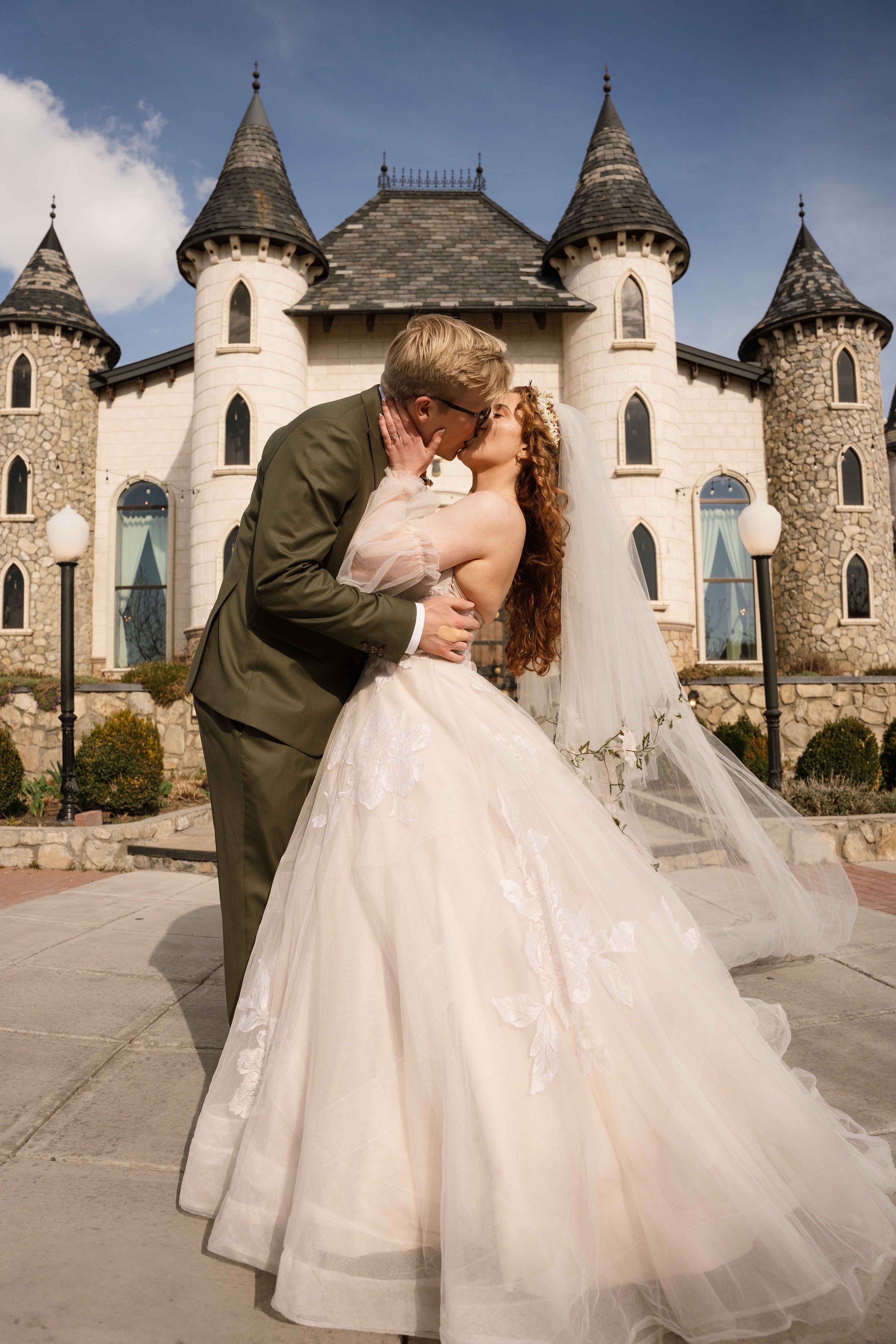 Couple Bridal Photos Wadley Farms Castle Photography